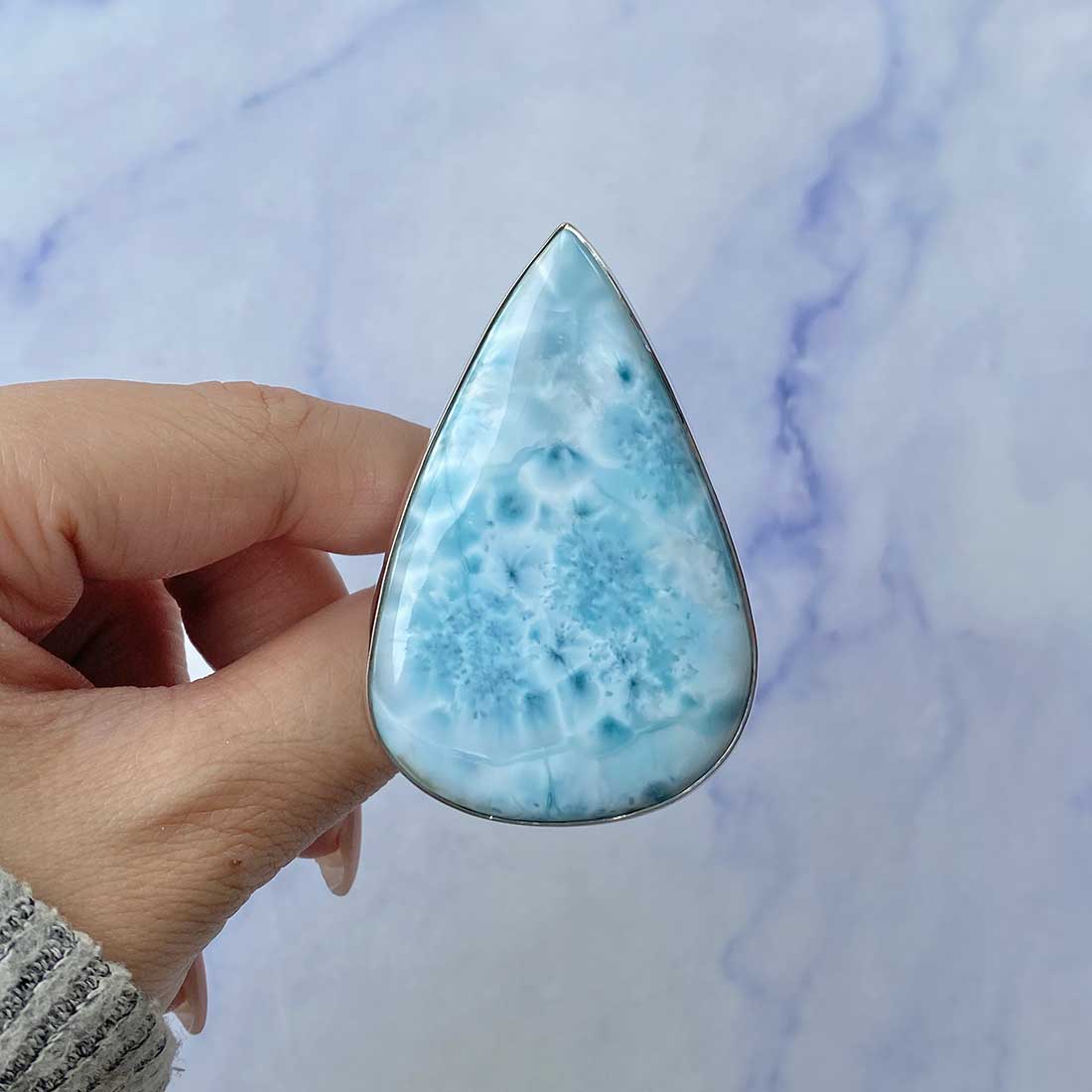 Larimar Adjustable Ring-(LAR-R-138.)