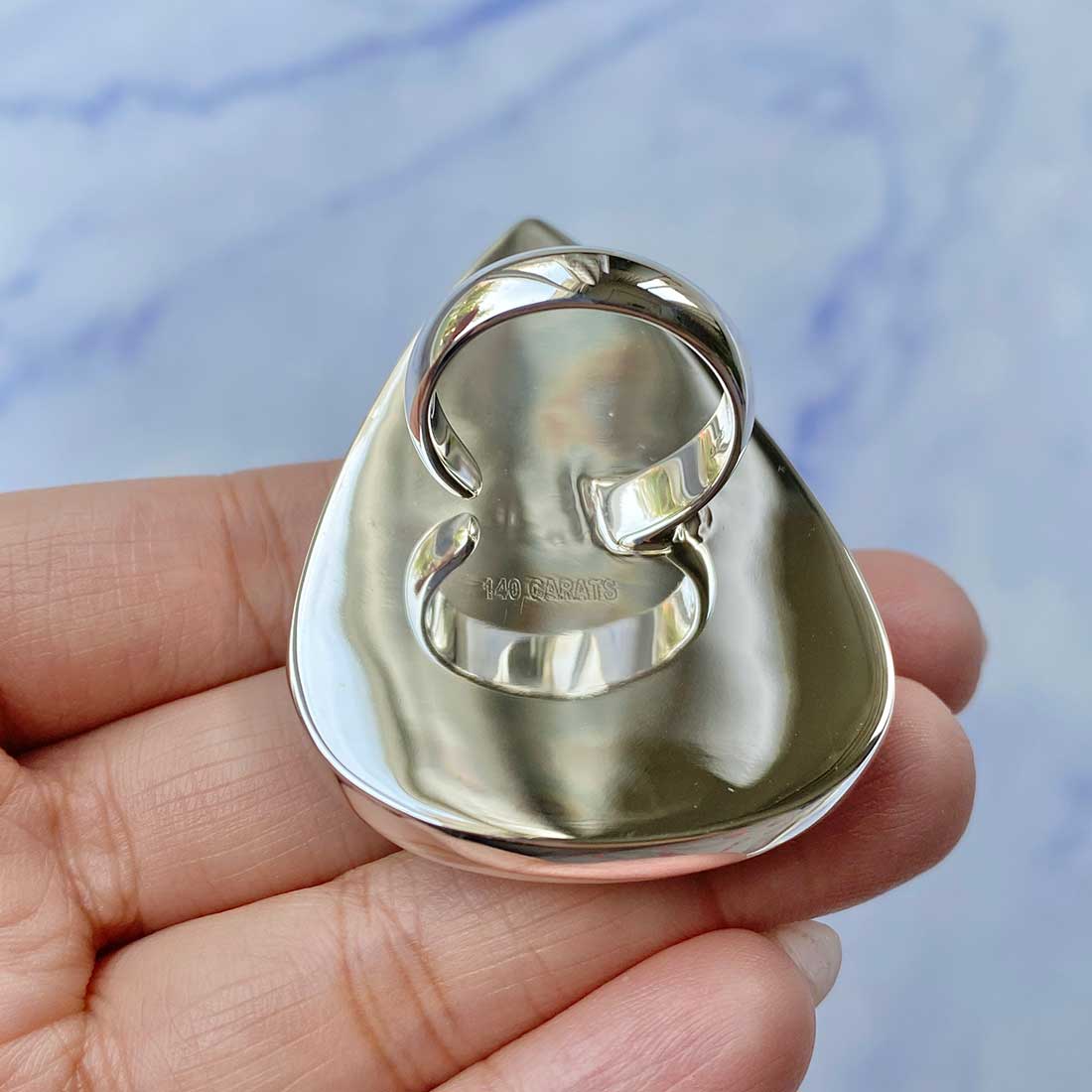 Larimar Adjustable Ring-(LAR-R-138.)