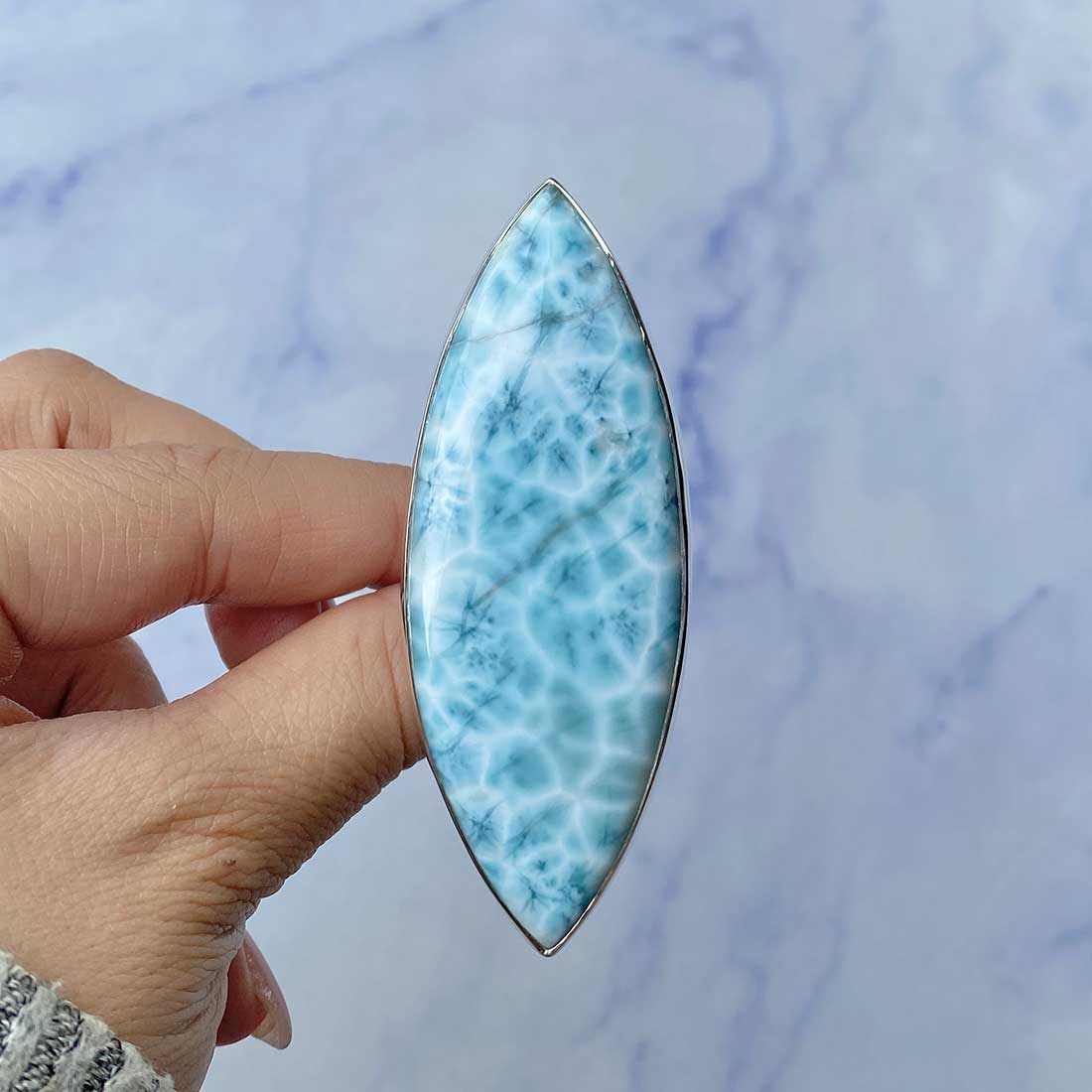 Larimar Adjustable Ring-(LAR-R-152.)