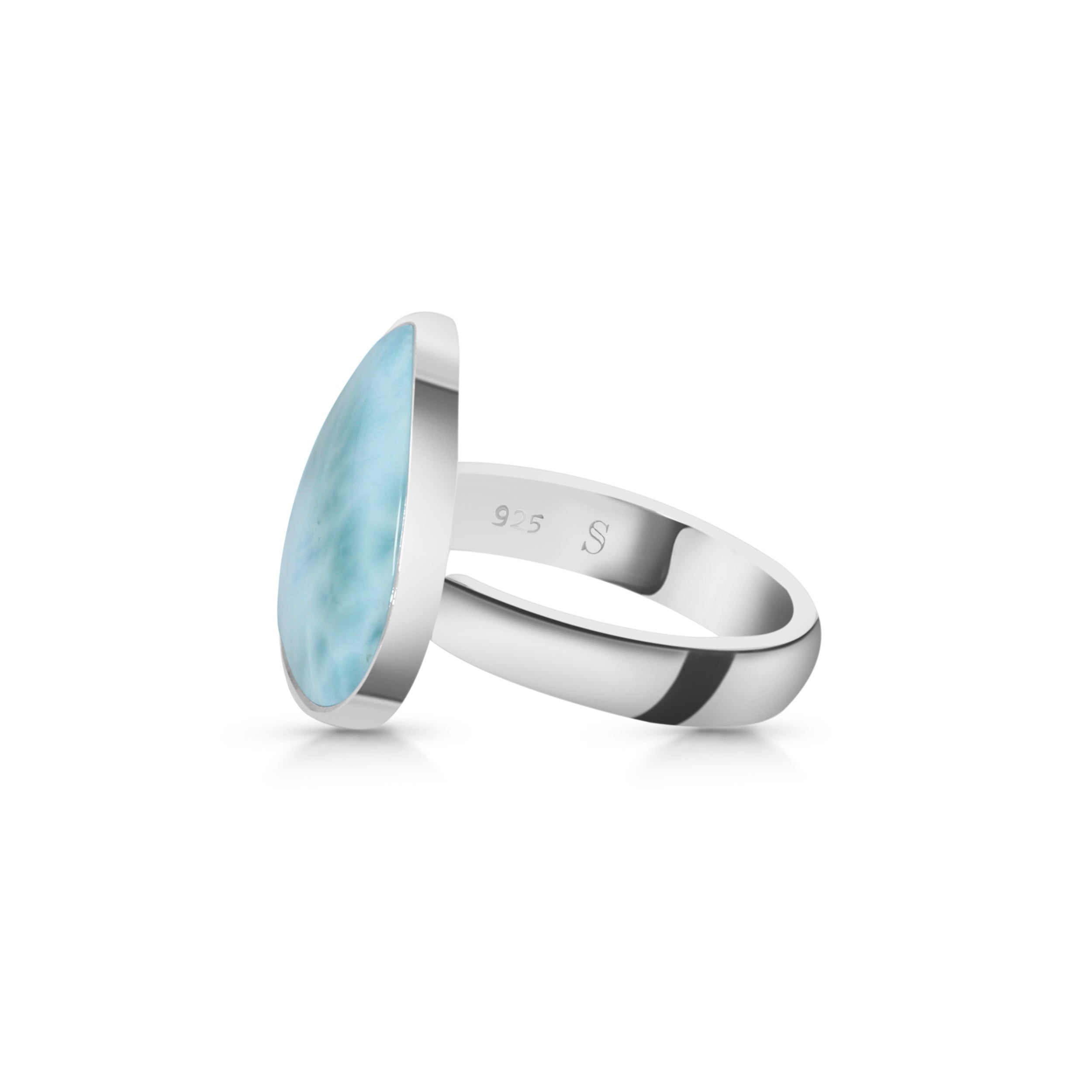 Larimar Adjustable Ring-(LAR-R-16.)
