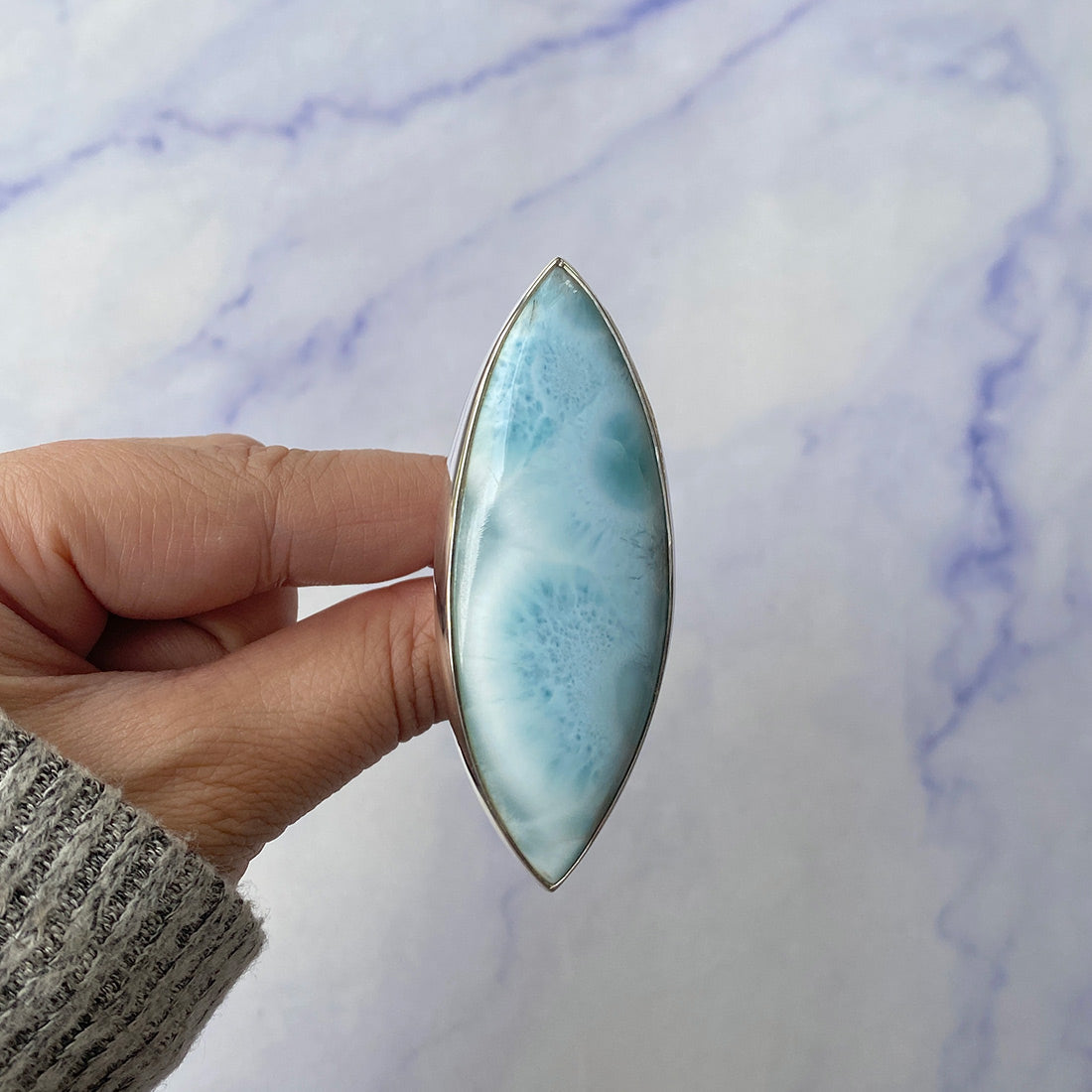 Larimar Adjustable Ring-(LAR-R-164.)