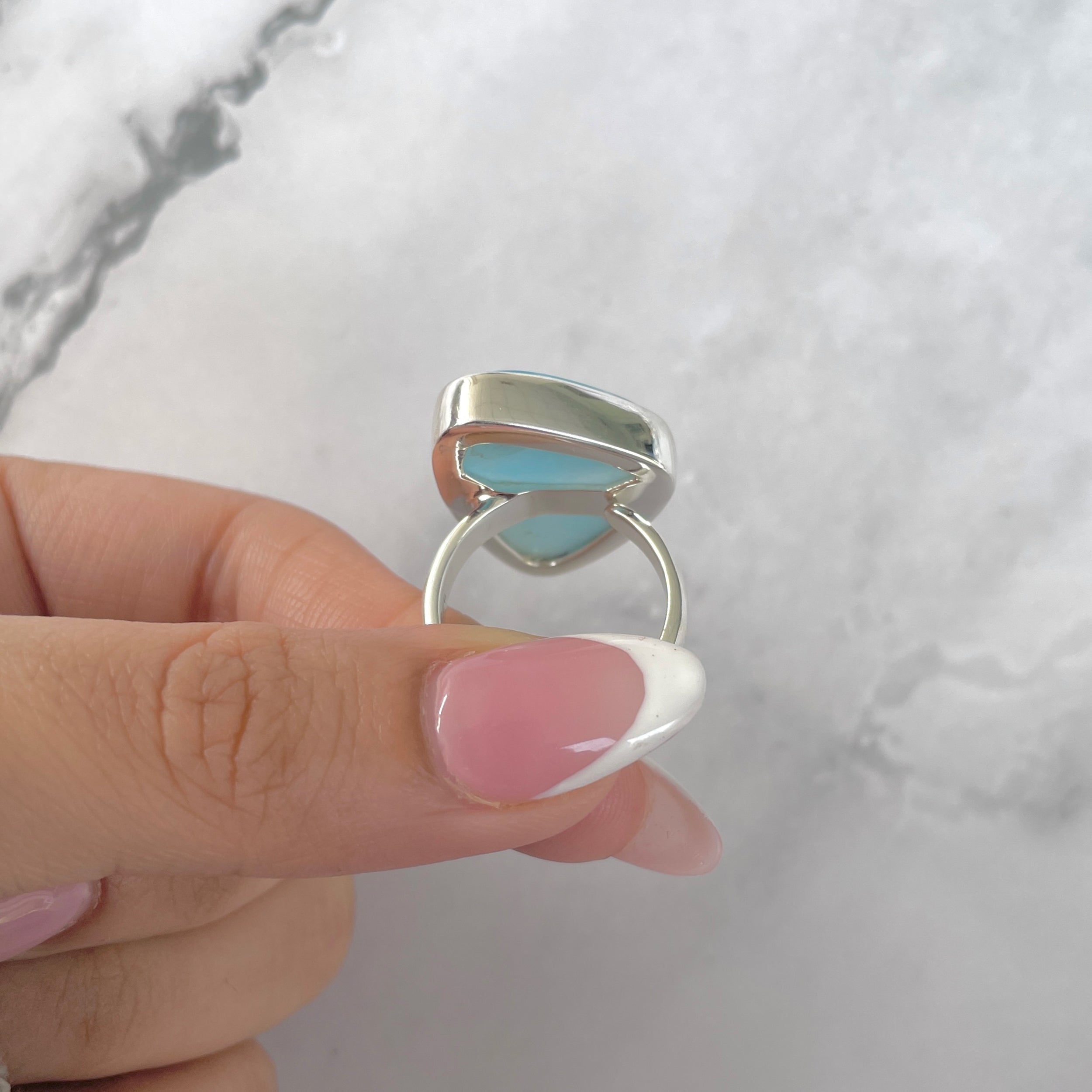 Larimar Adjustable Ring-(LAR-R-1672.)