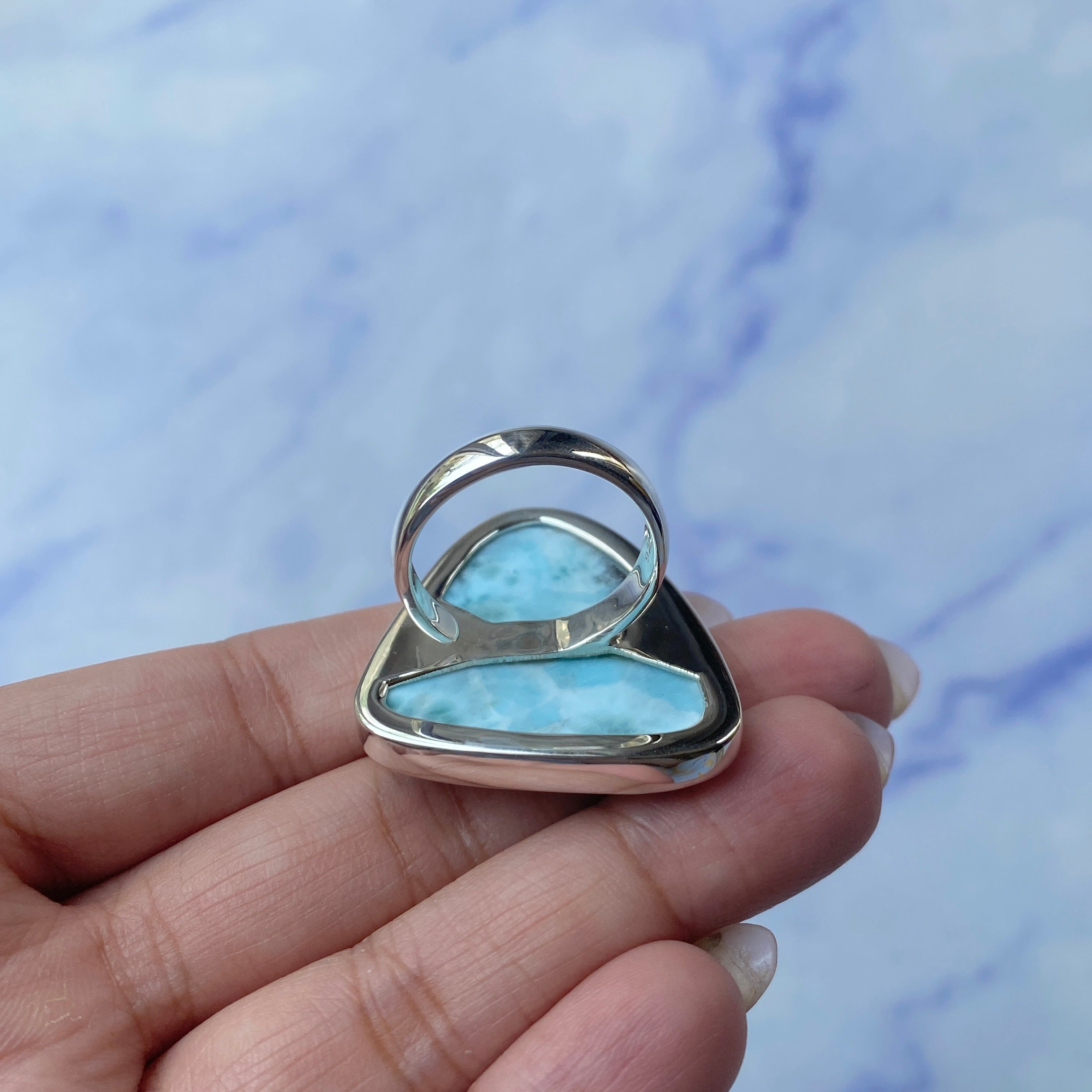 Larimar Adjustable Ring-(LAR-R-172.)