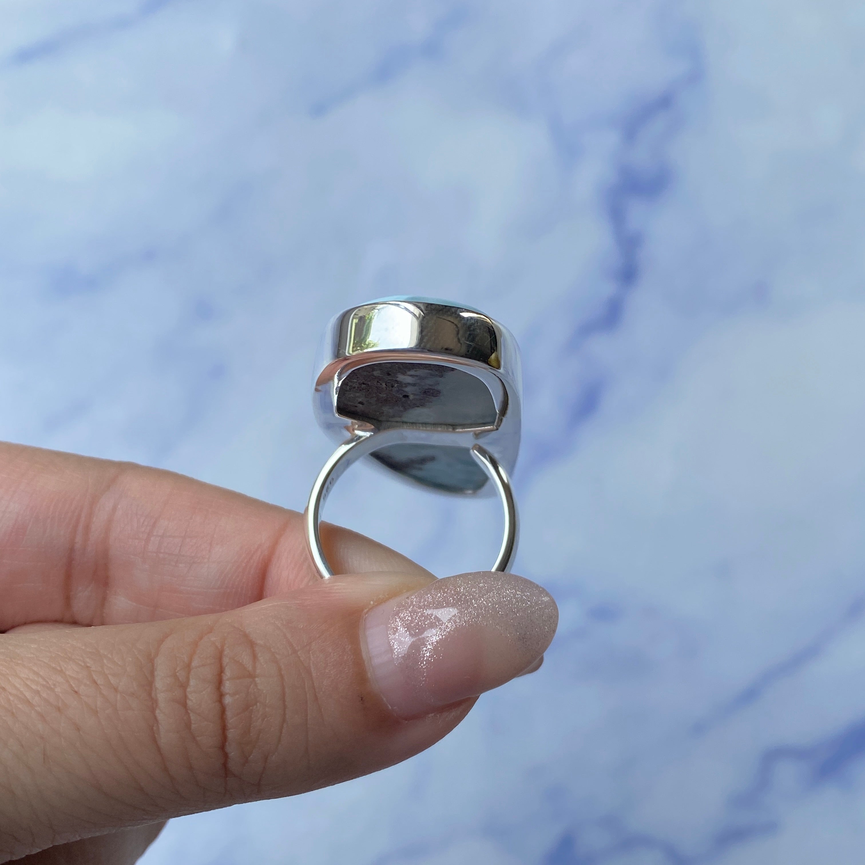 Larimar Adjustable Ring-(LAR-R-176.)