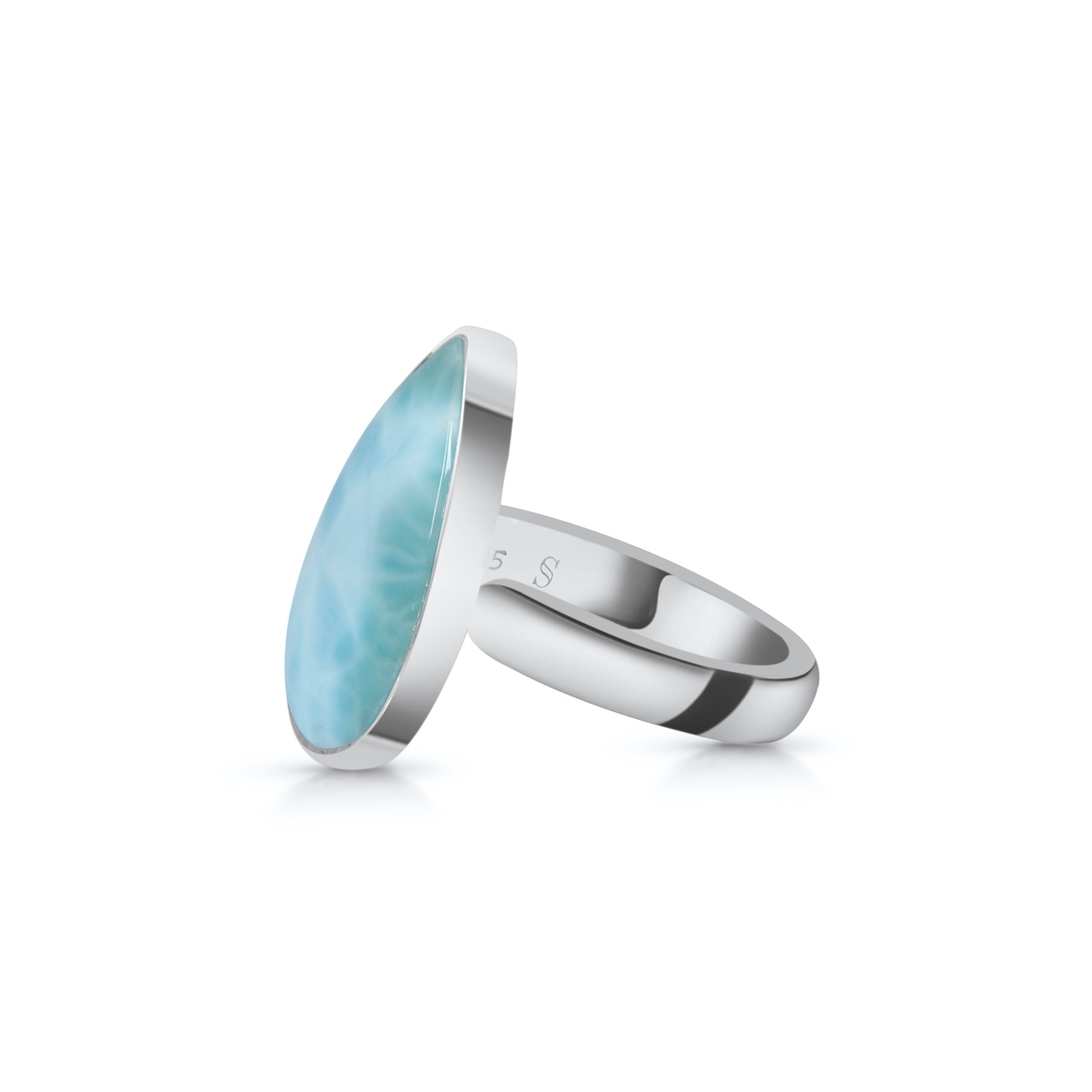 Larimar Adjustable Ring-(LAR-R-18.)