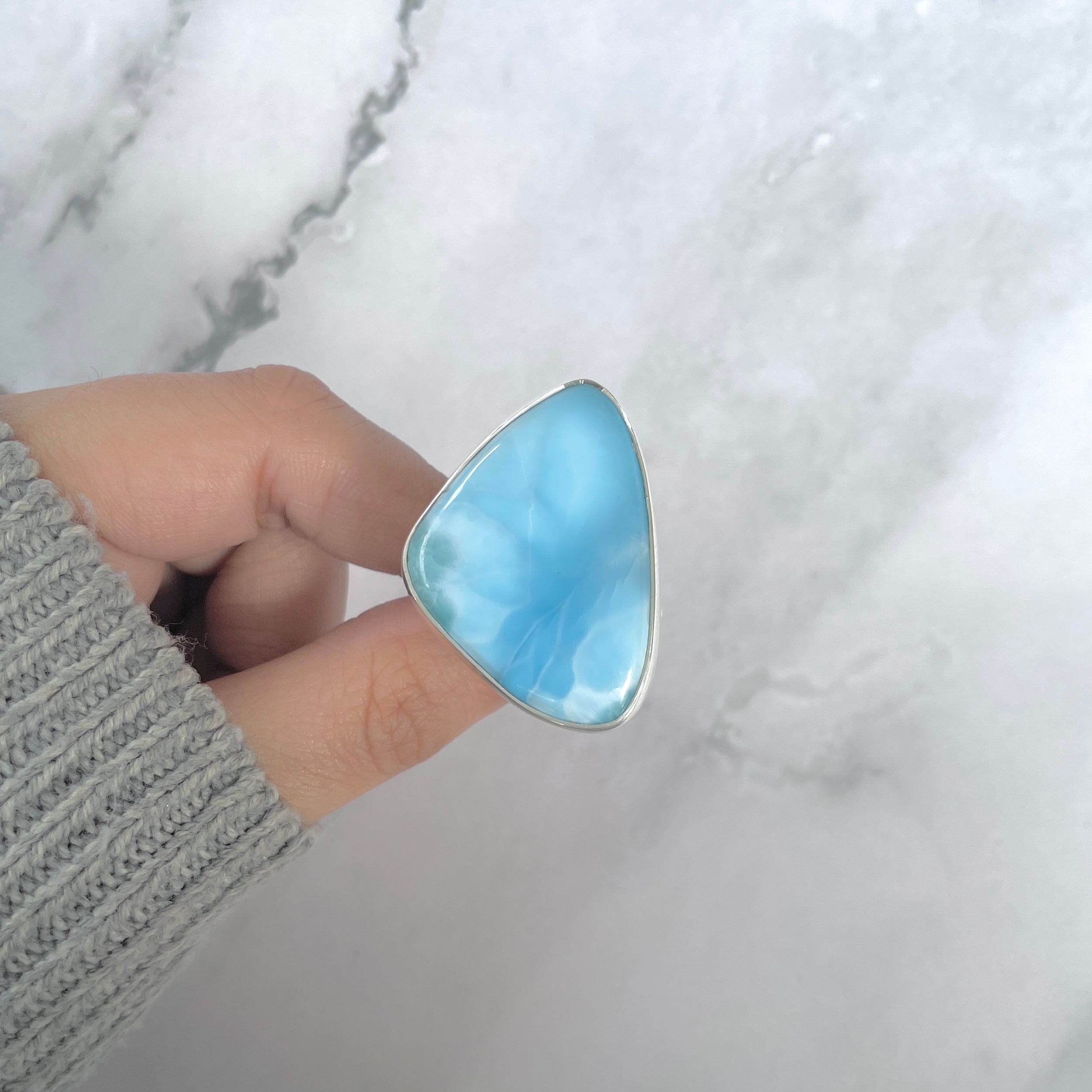Larimar Adjustable Ring-(LAR-R-1860.)
