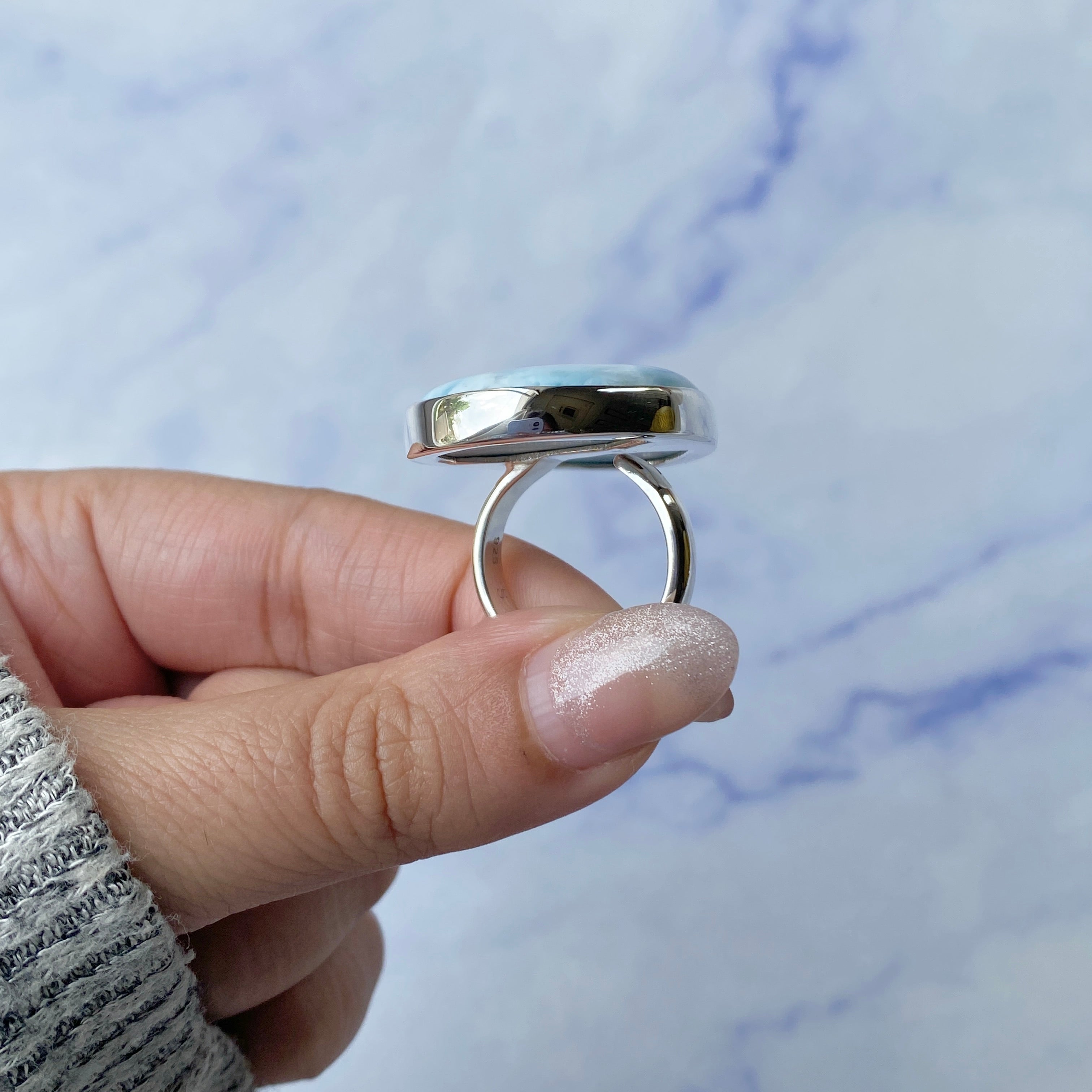 Larimar Adjustable Ring-(LAR-R-212.)