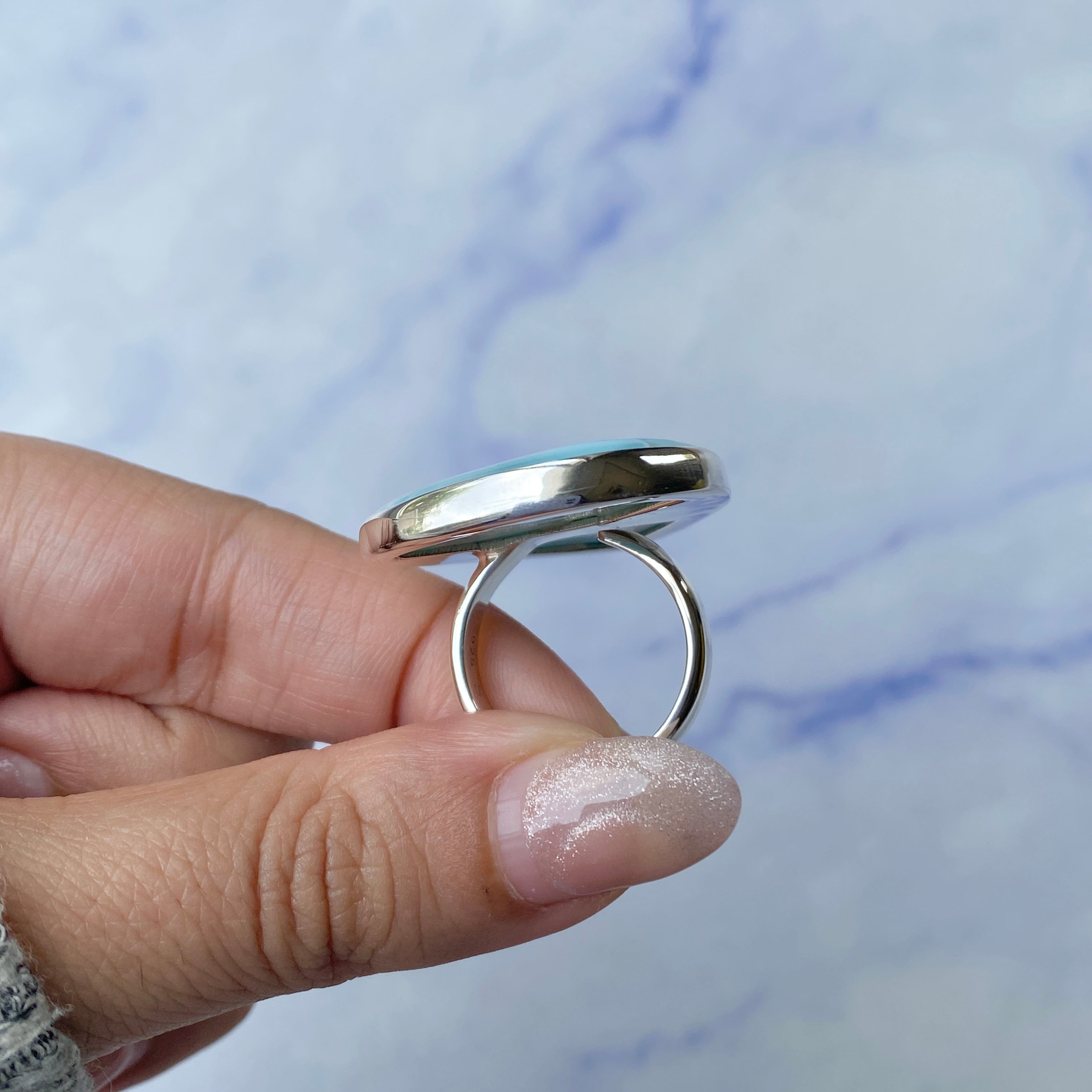 Larimar Adjustable Ring-(LAR-R-213.)