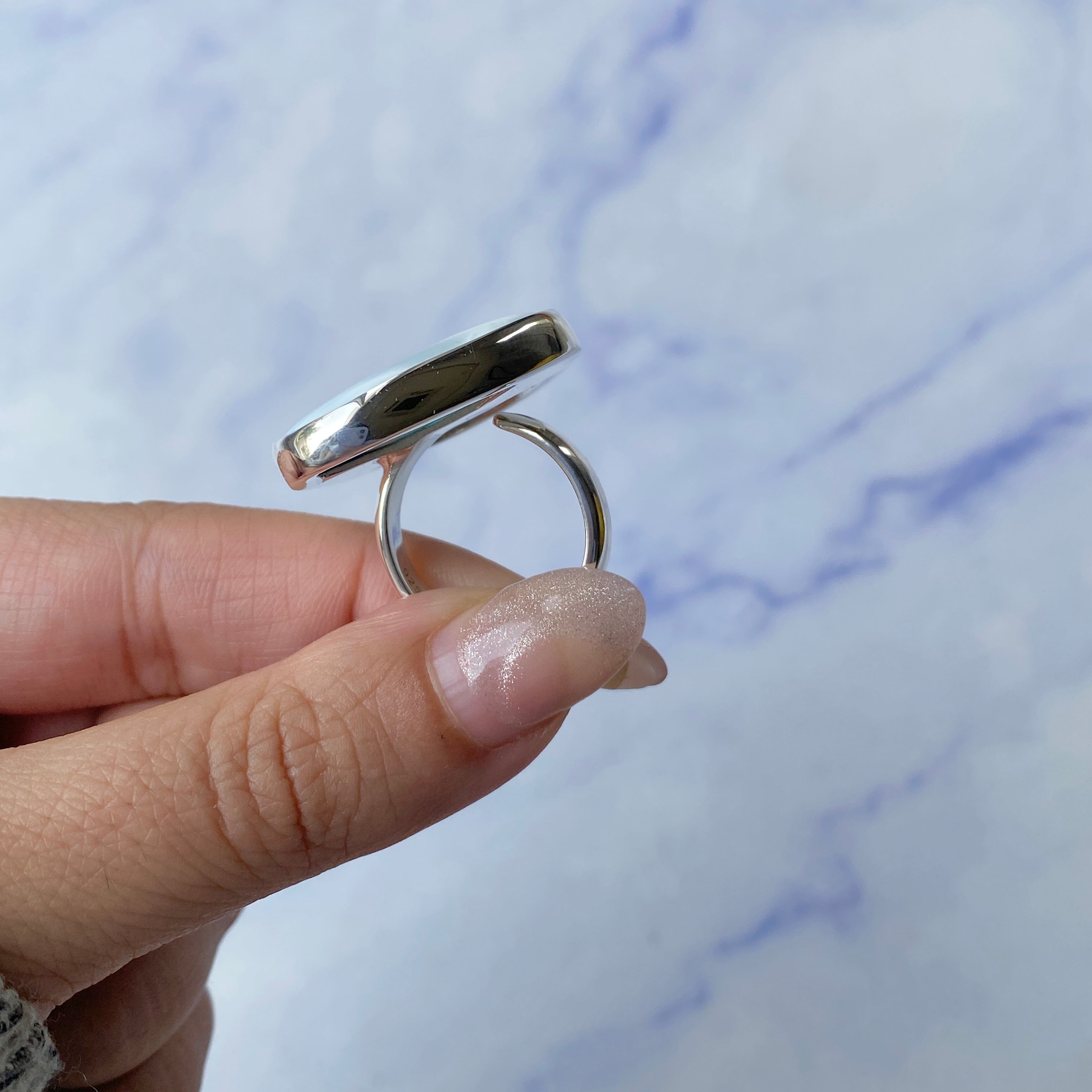 Larimar Adjustable Ring-(LAR-R-227.)