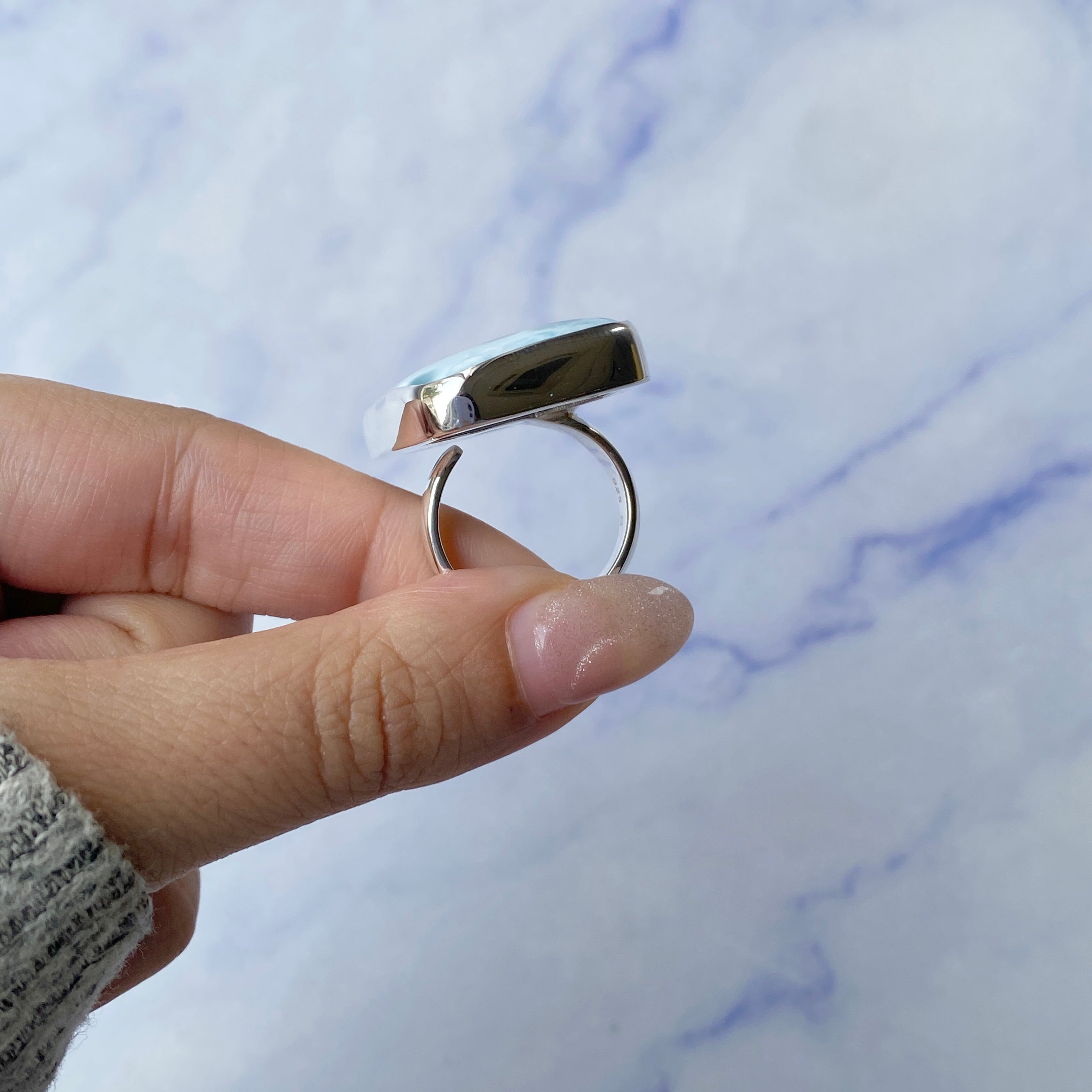 Larimar Adjustable Ring-(LAR-R-232.)