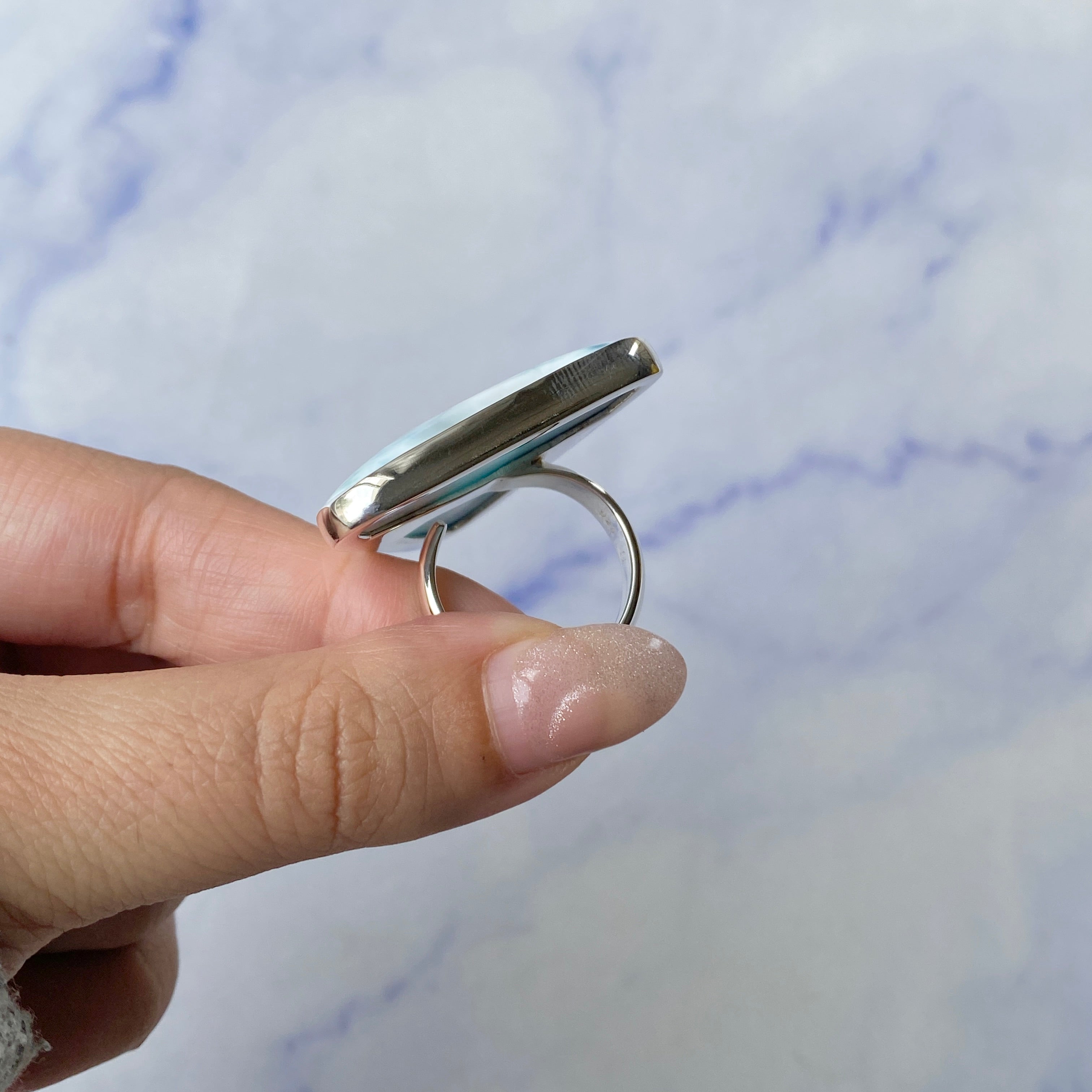 Larimar Adjustable Ring-(LAR-R-248.)