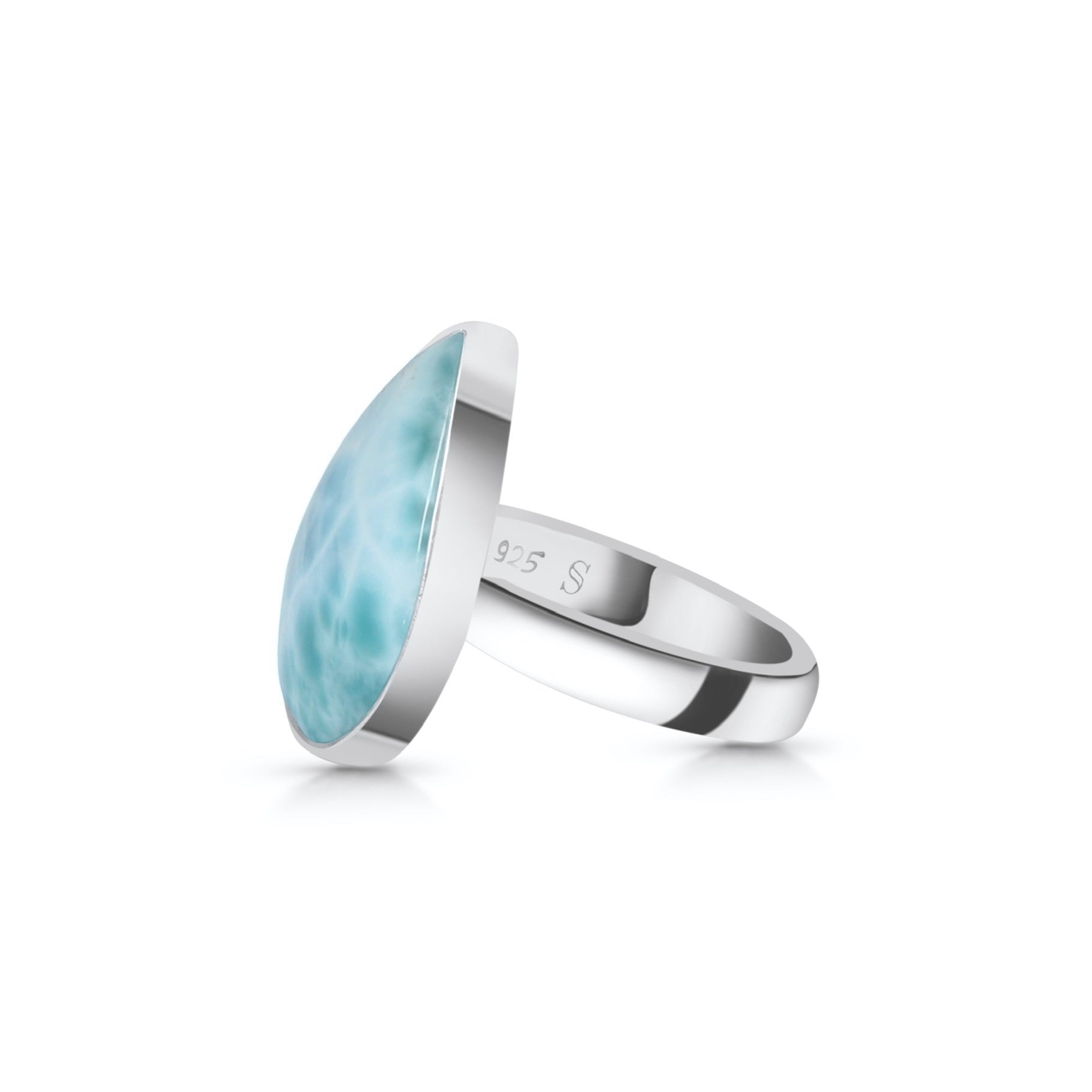 Larimar Adjustable Ring-(LAR-R-25.)