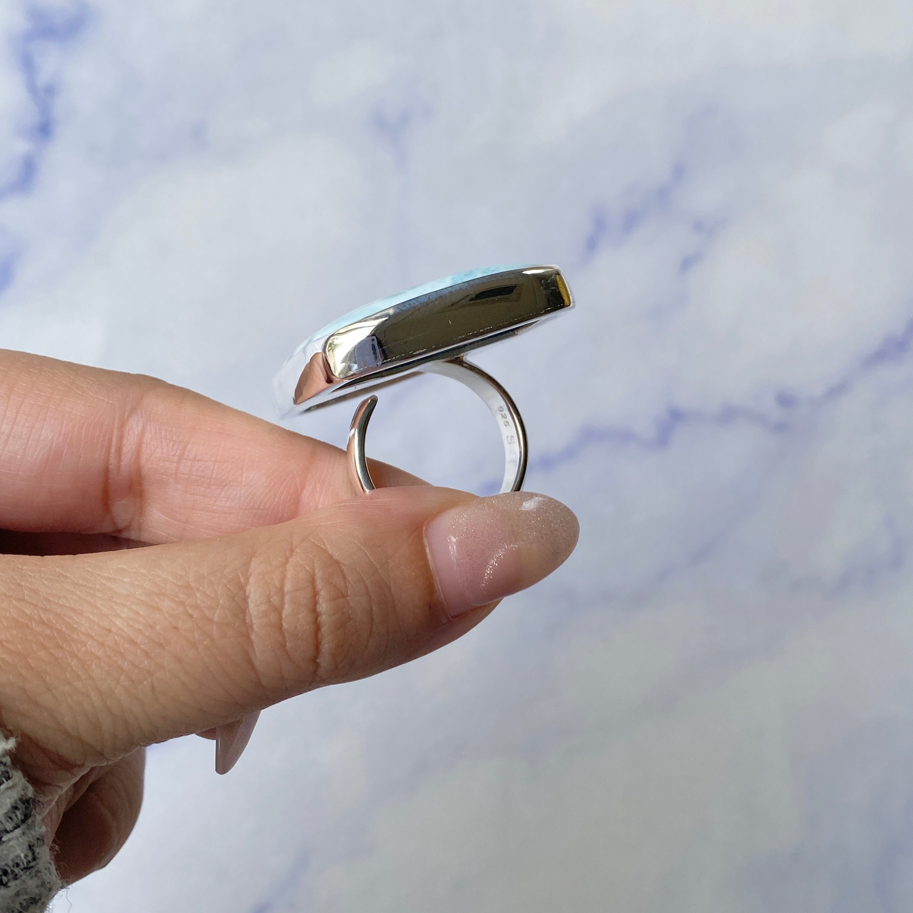 Larimar Adjustable Ring-(LAR-R-250.)