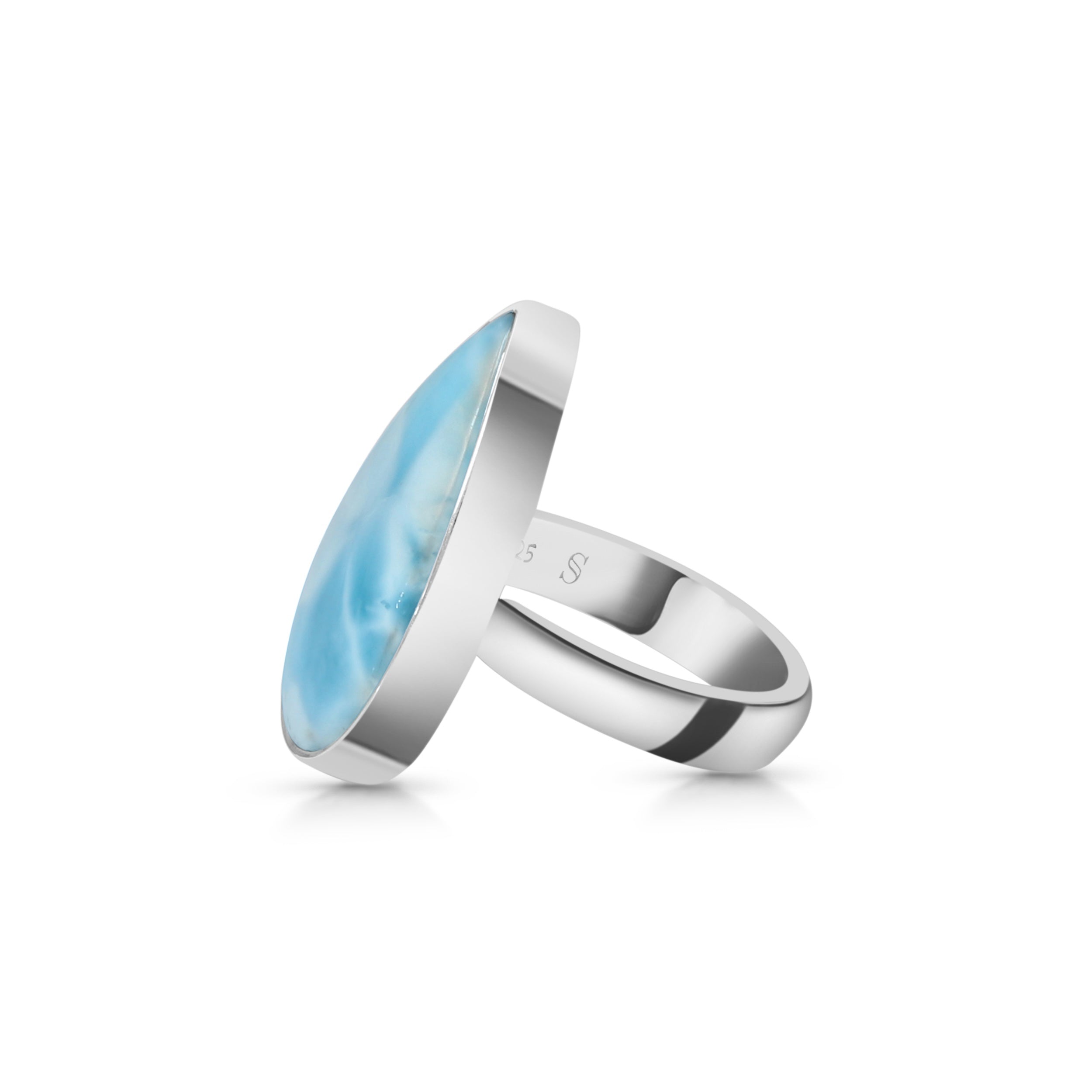 Larimar Adjustable Ring-(LAR-R-31.)