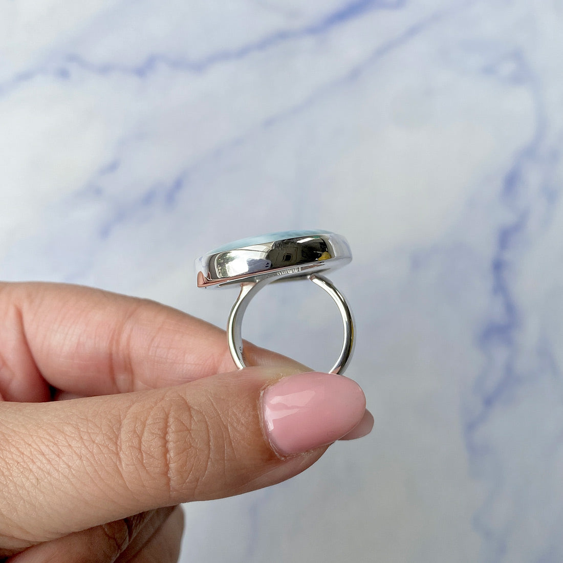 Larimar Adjustable Ring-(LAR-R-311.)