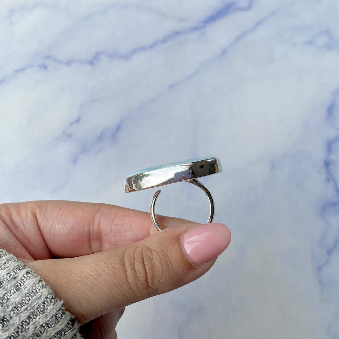 Larimar Adjustable Ring-(LAR-R-313.)