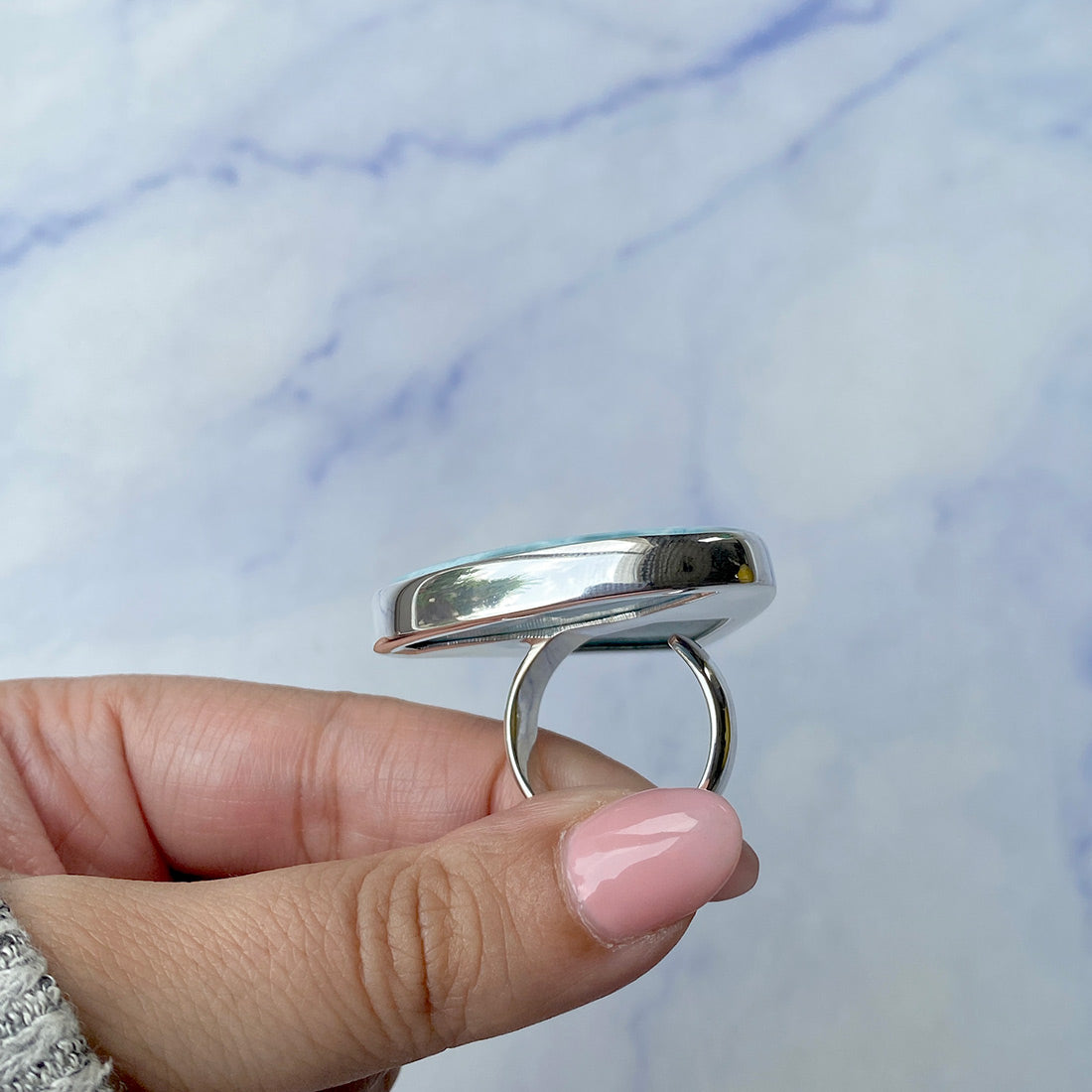 Larimar Adjustable Ring-(LAR-R-315.)