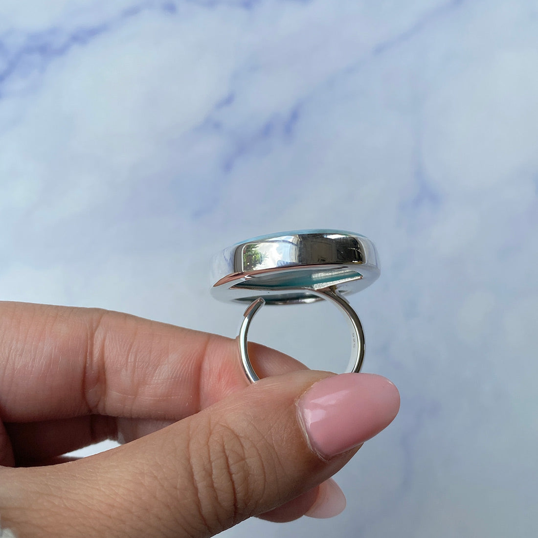 Larimar Adjustable Ring-(LAR-R-333.)