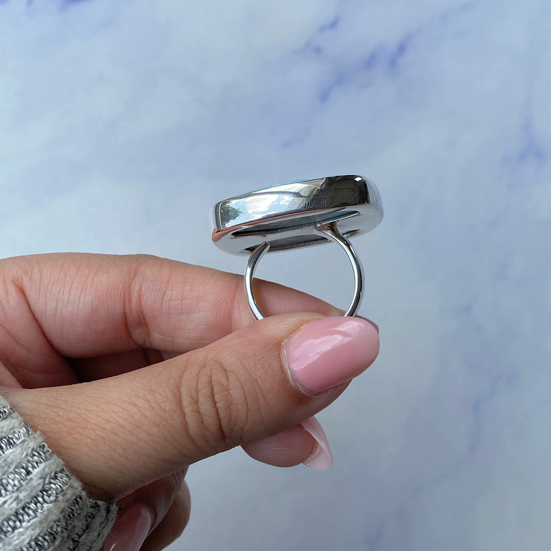 Larimar Adjustable Ring-(LAR-R-348.)