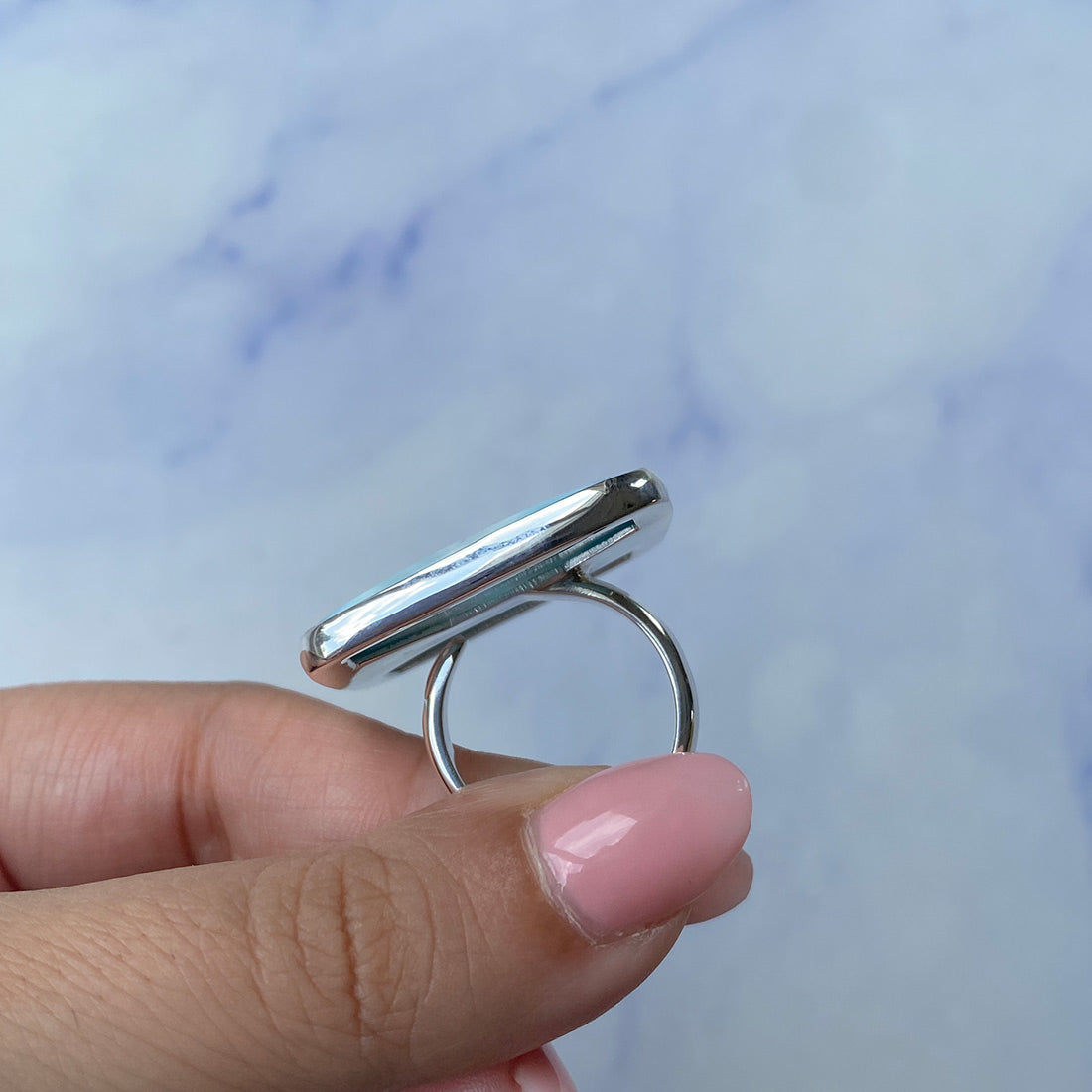 Larimar Adjustable Ring-(LAR-R-350.)