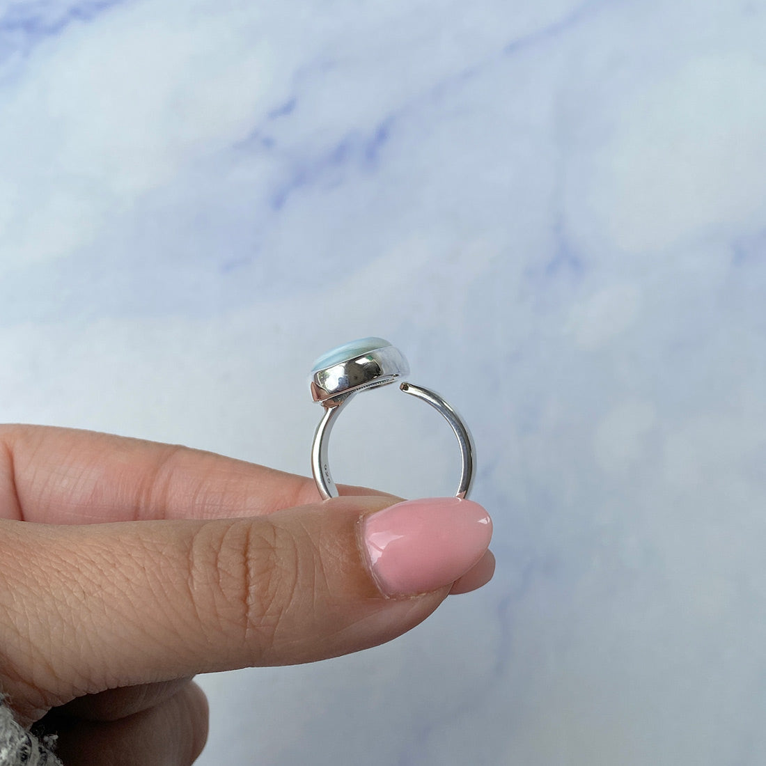 Larimar Adjustable Ring-(LAR-R-370.)