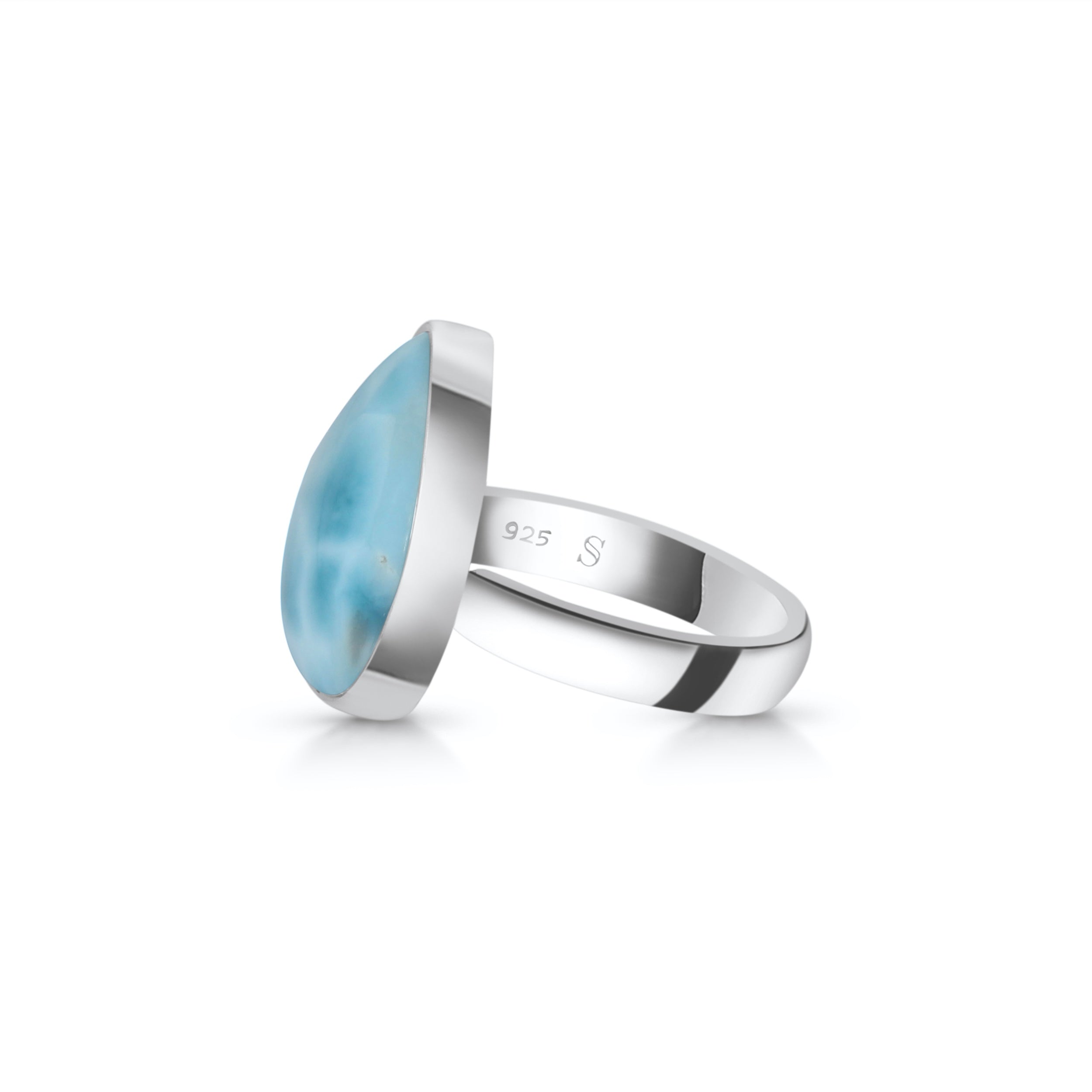 Larimar Adjustable Ring-(LAR-R-40.)