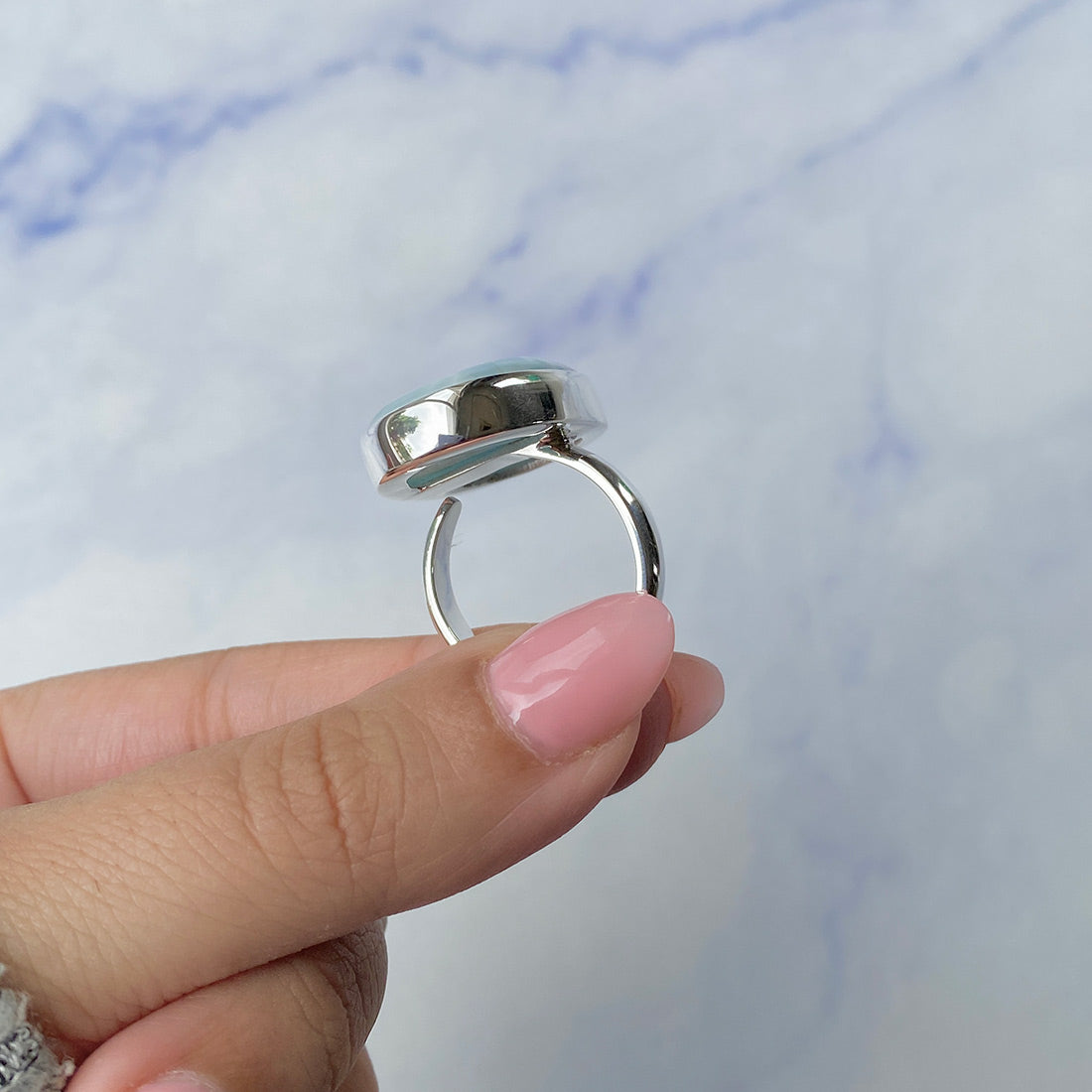 Larimar Adjustable Ring-(LAR-R-436.)