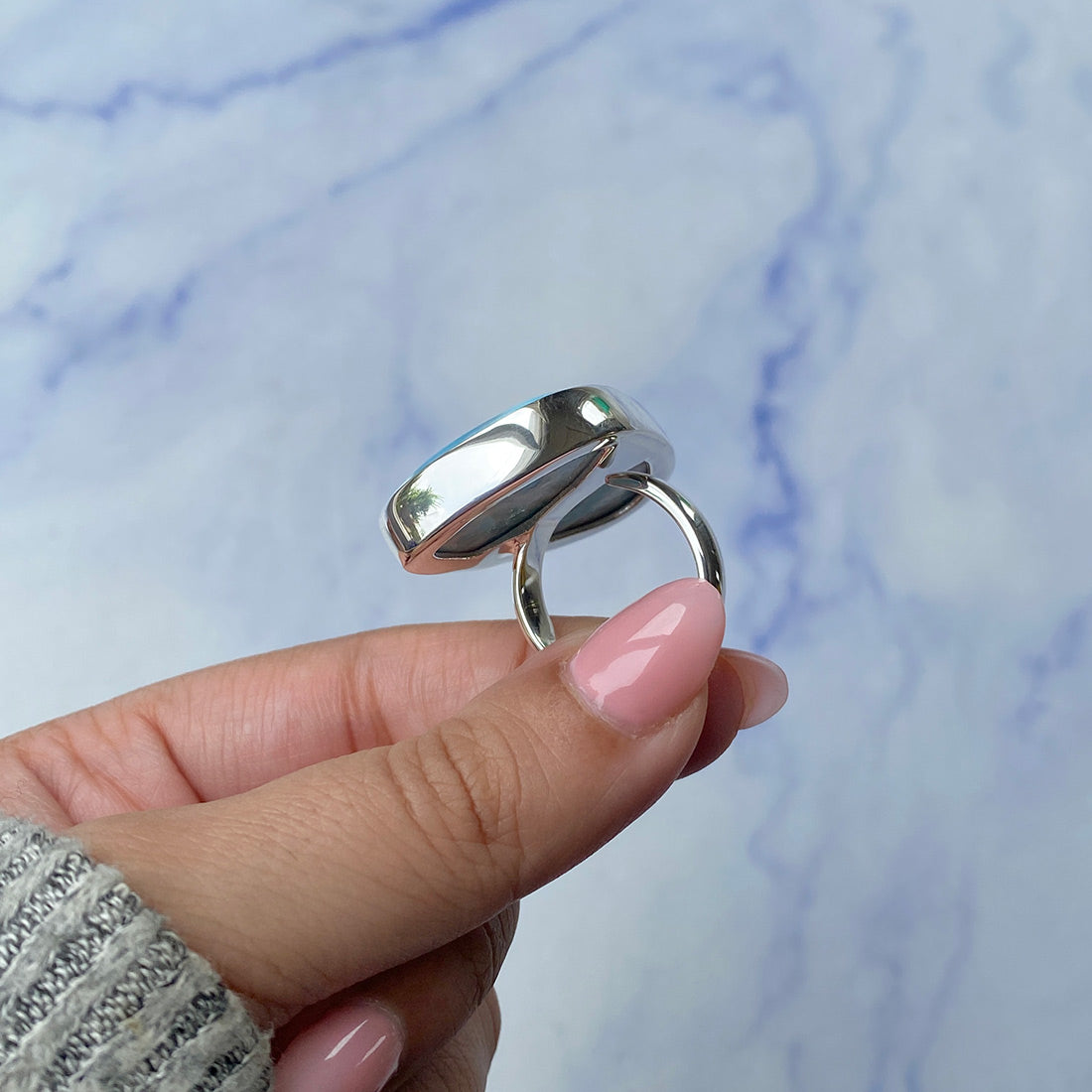 Larimar Adjustable Ring-(LAR-R-472.)