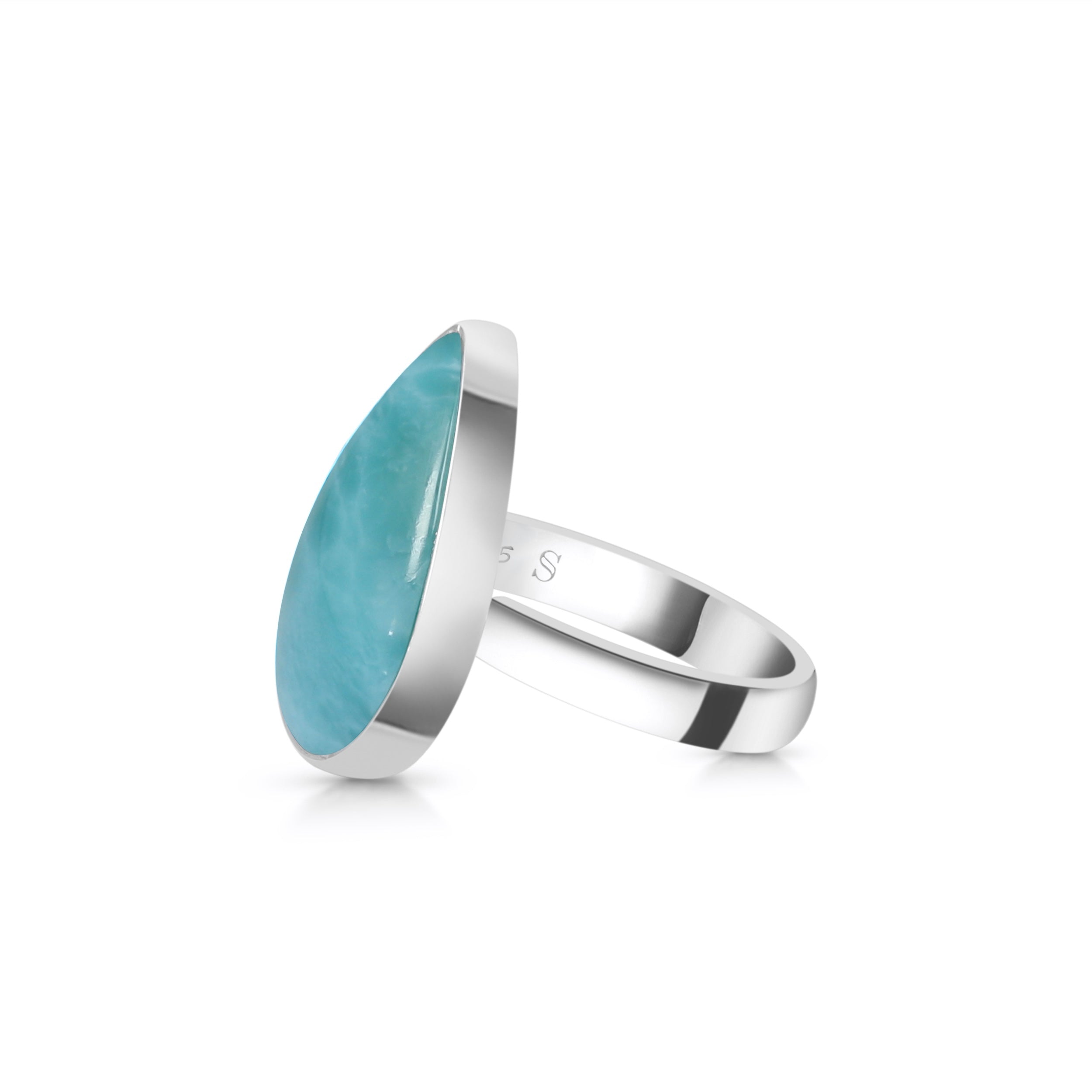 Larimar Adjustable Ring-(LAR-R-48.)