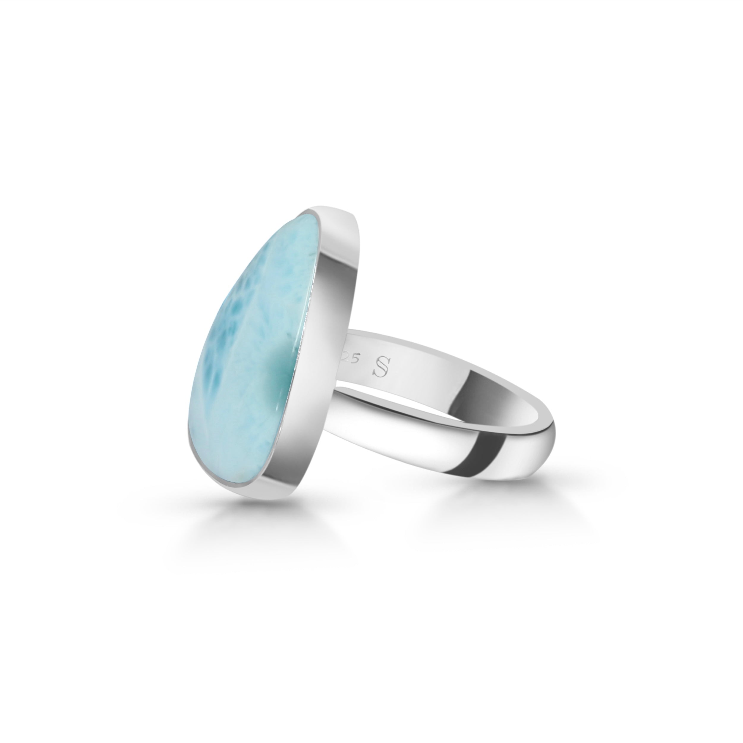 Larimar Adjustable Ring-(LAR-R-50.)