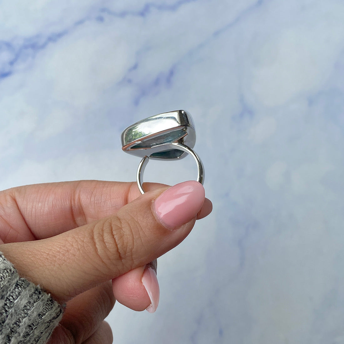 Larimar Adjustable Ring-(LAR-R-512.)