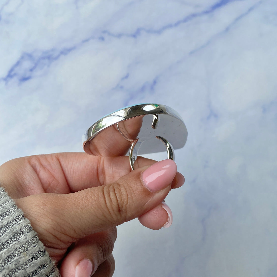 Larimar Adjustable Ring-(LAR-R-524.)