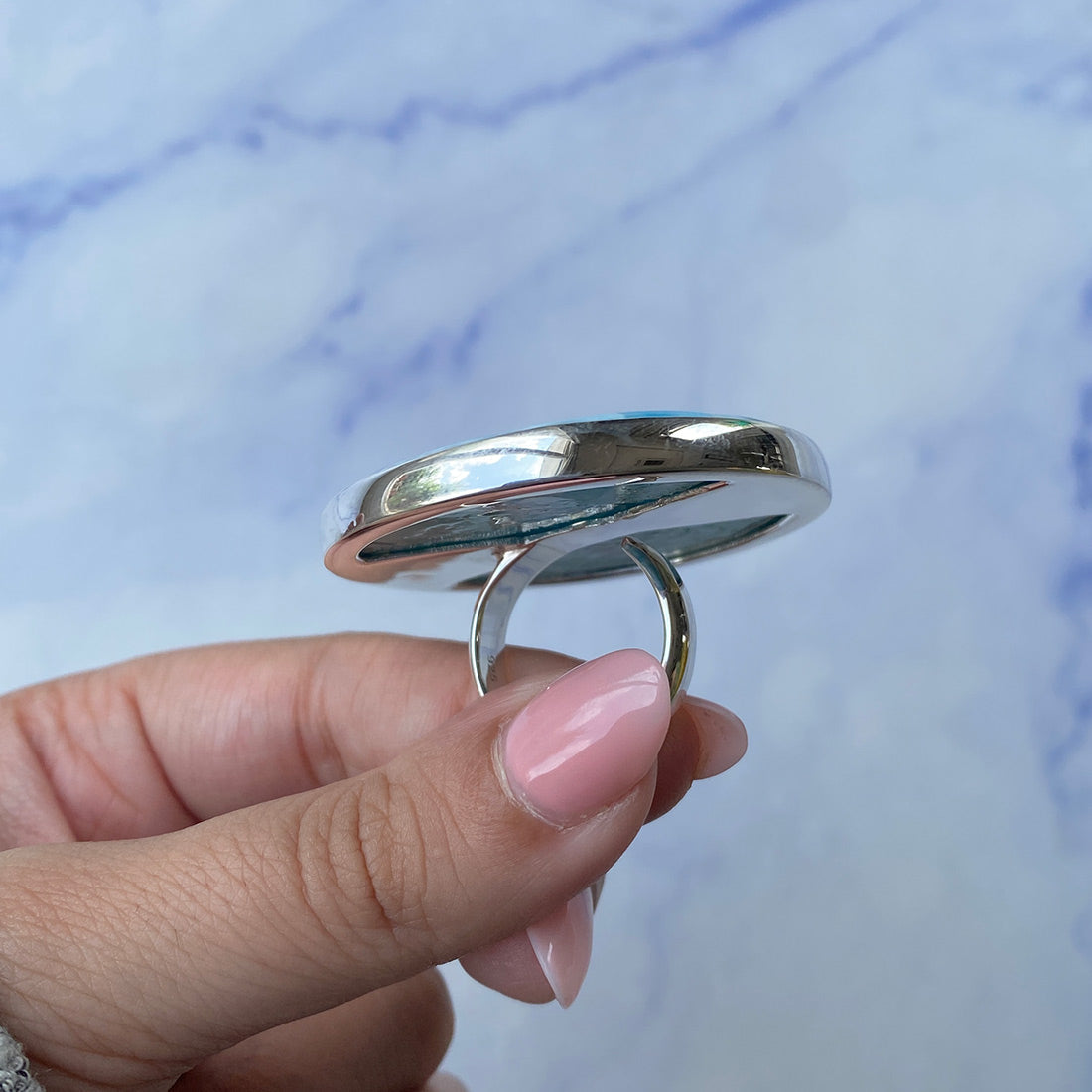 Larimar Adjustable Ring-(LAR-R-527.)