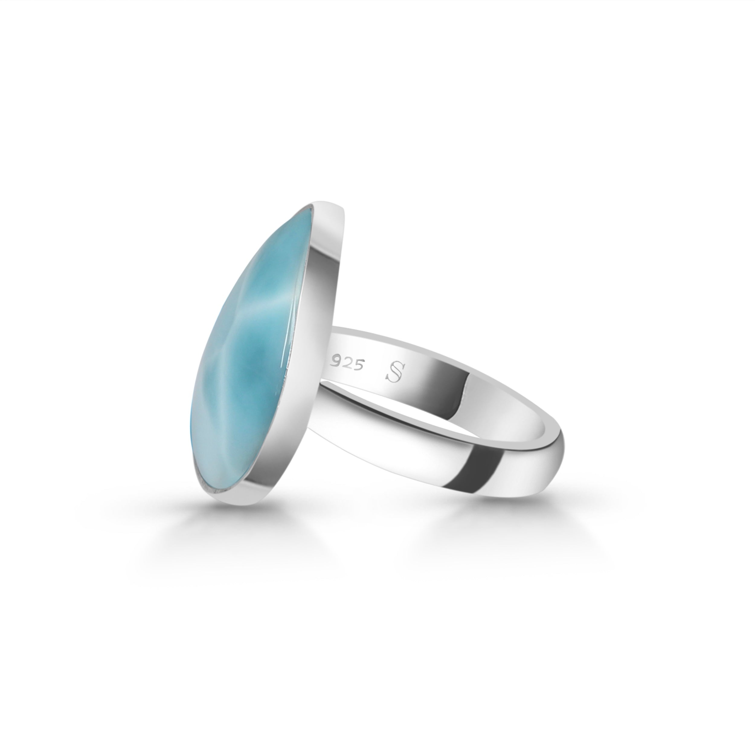 Larimar Adjustable Ring-(LAR-R-53.)