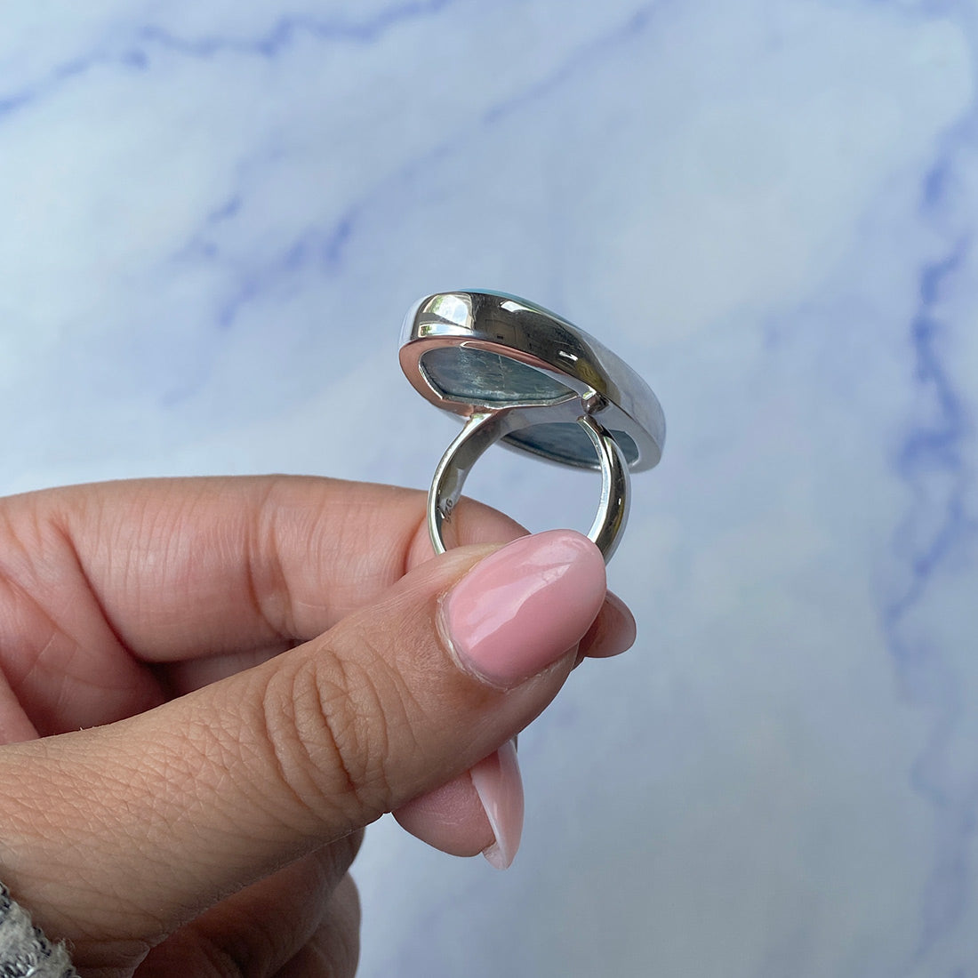 Larimar Adjustable Ring-(LAR-R-542.)