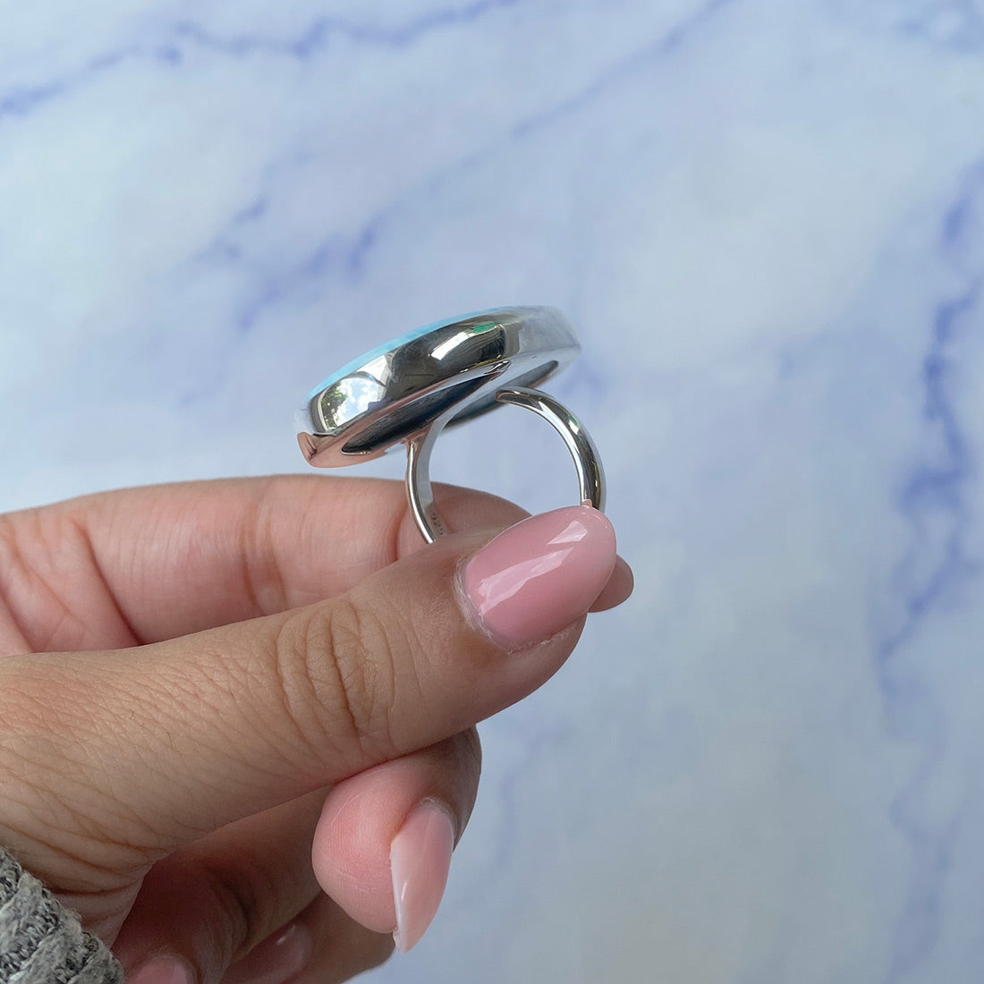 Larimar Adjustable Ring-(LAR-R-560.)