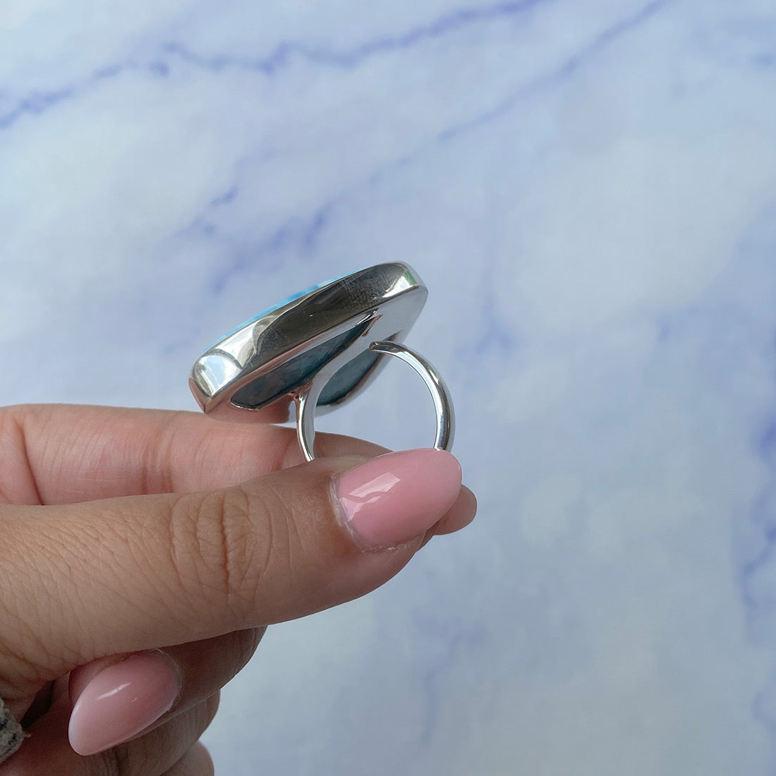 Larimar Adjustable Ring-(LAR-R-561.)