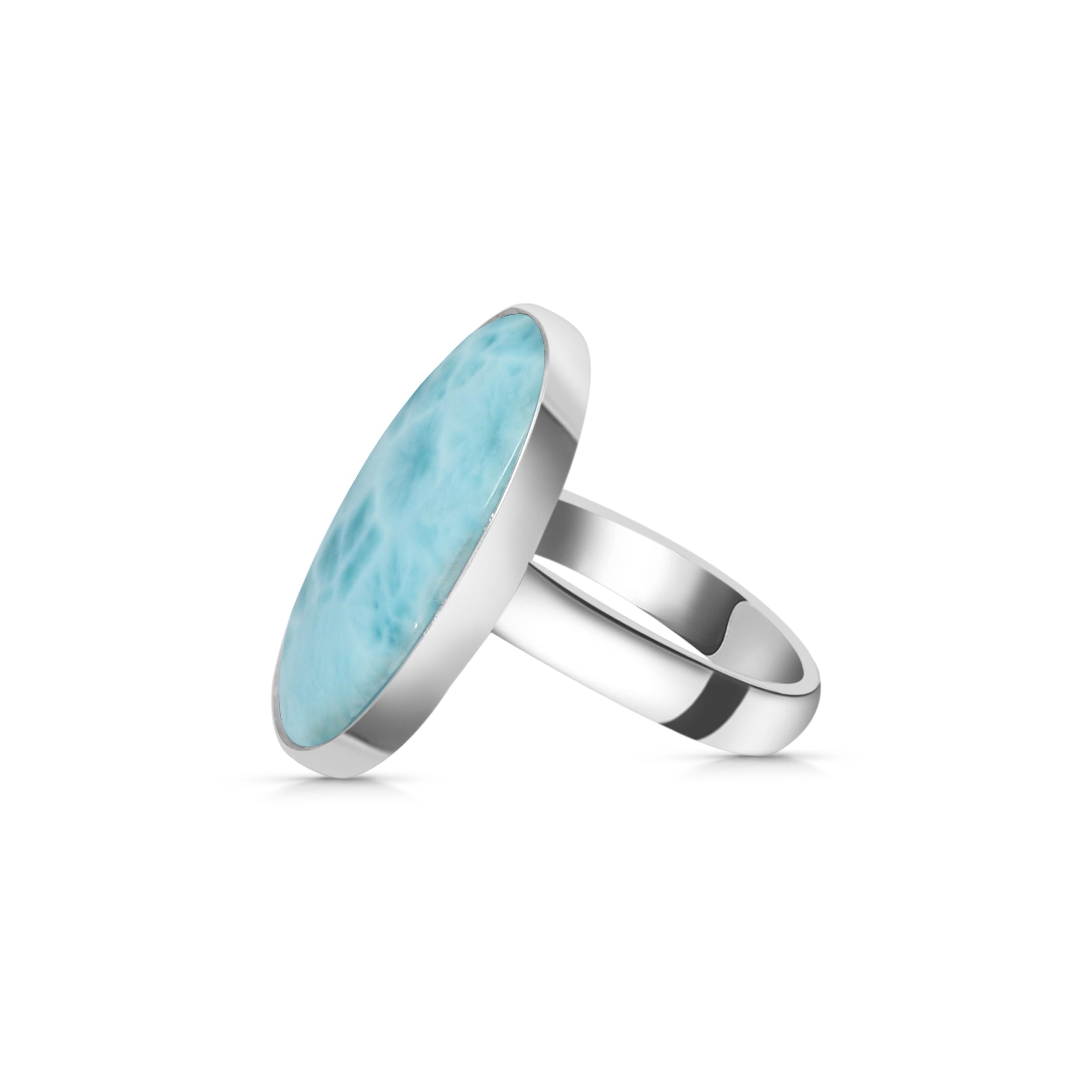 Larimar Adjustable Ring-(LAR-R-58.)