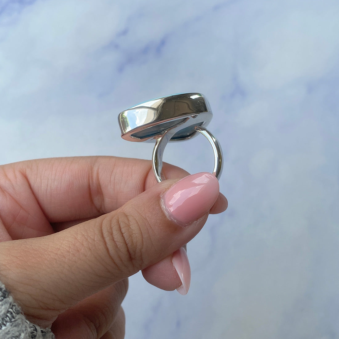 Larimar Adjustable Ring-(LAR-R-583.)