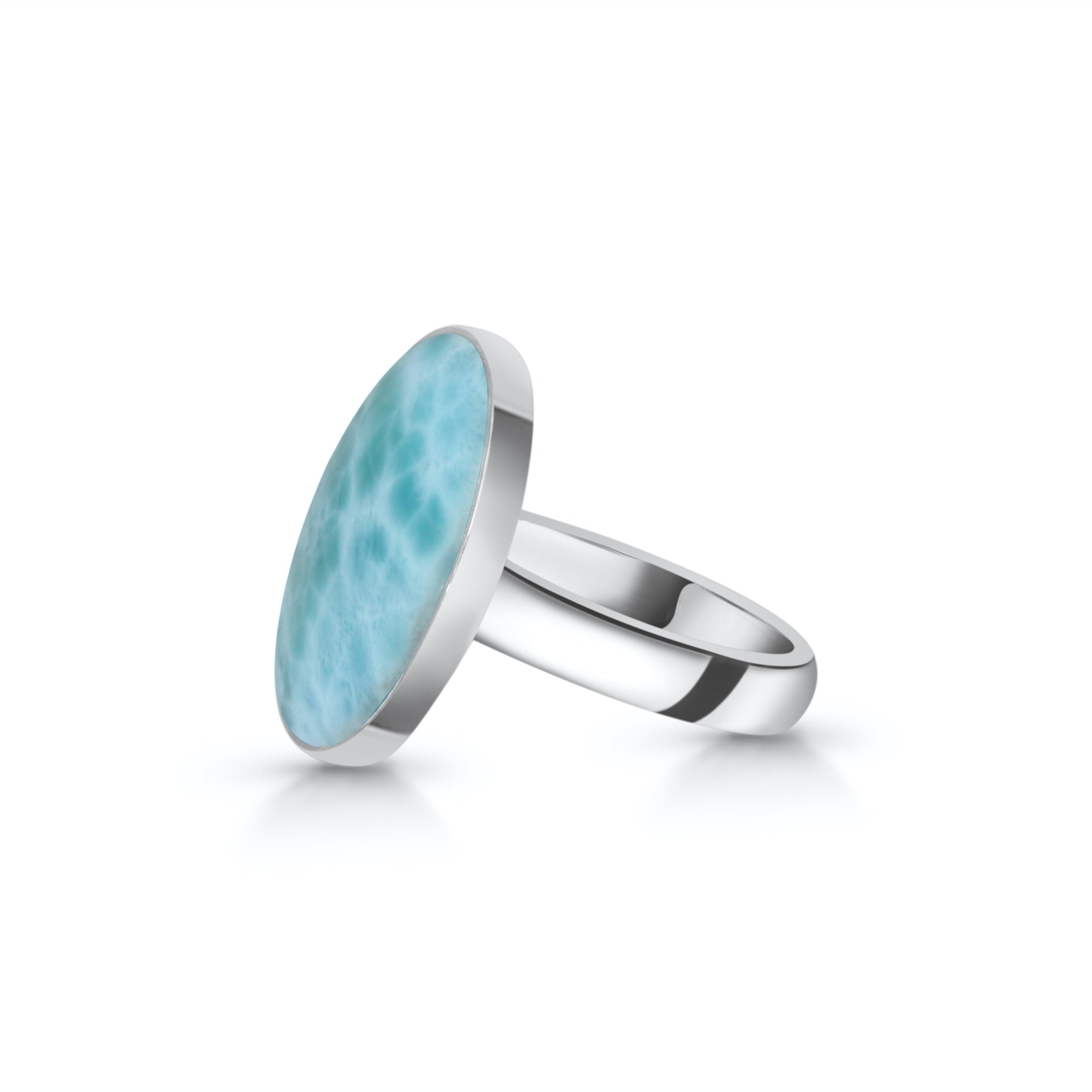 Larimar Adjustable Ring-(LAR-R-60.)