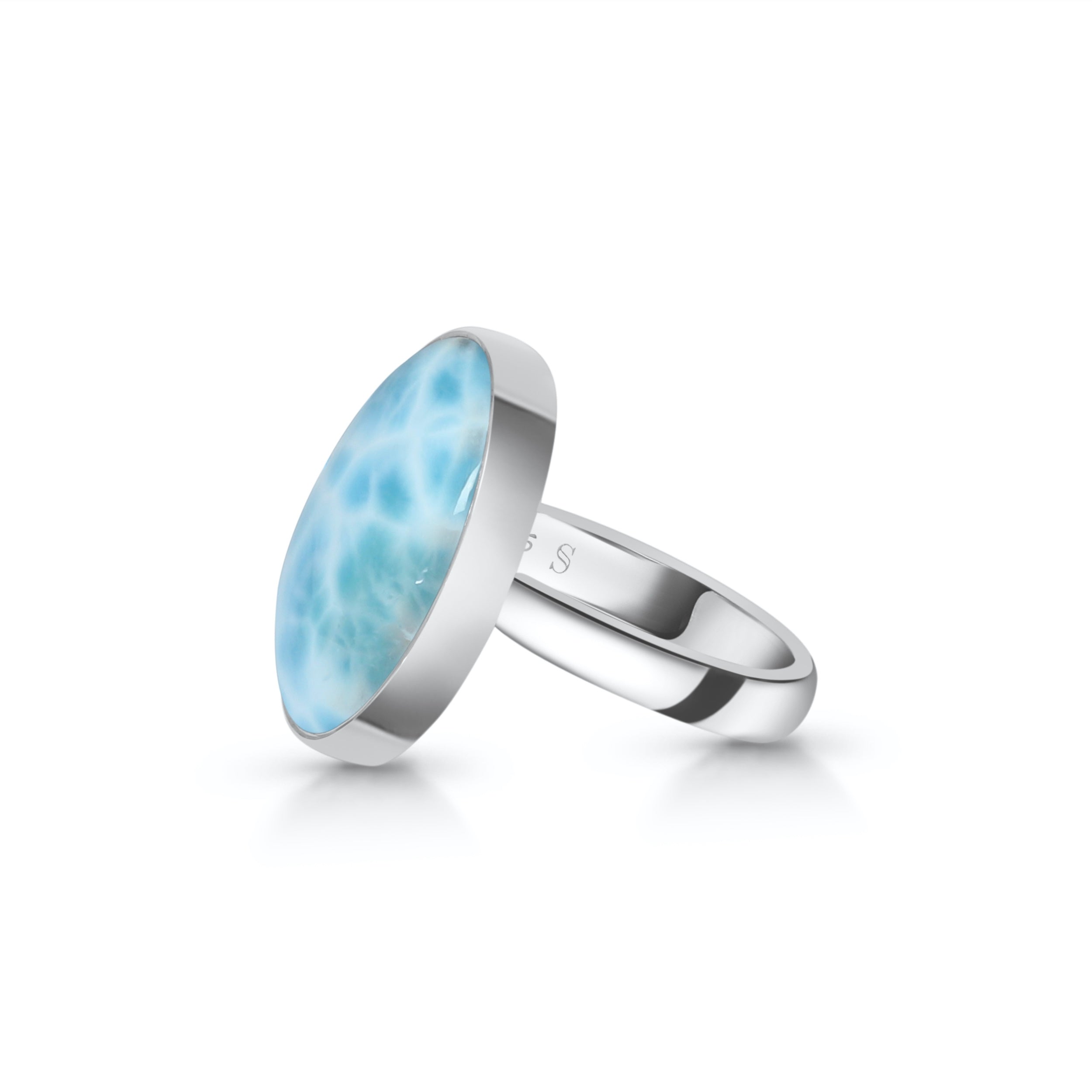 Larimar Adjustable Ring-(LAR-R-62.)