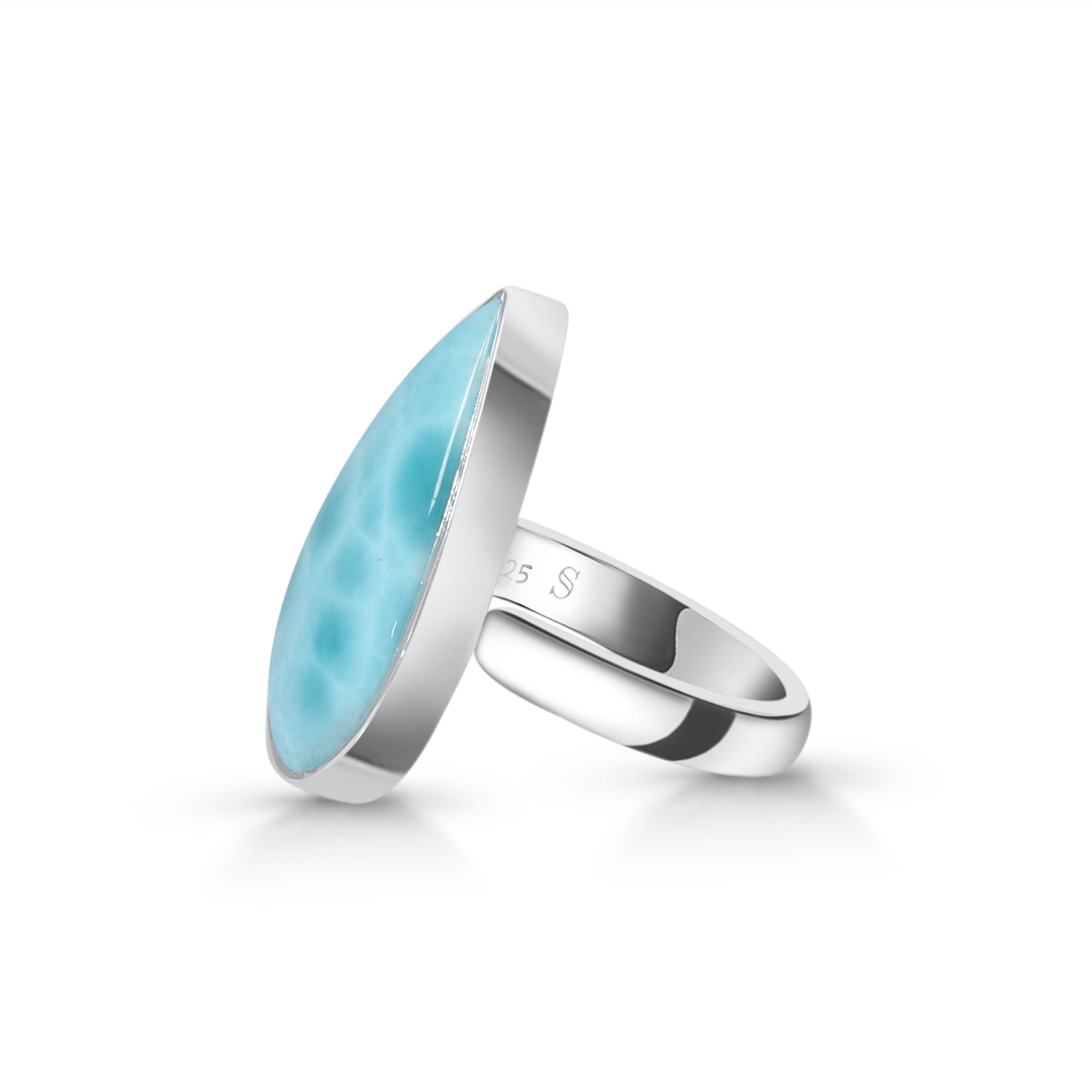 Larimar Adjustable Ring-(LAR-R-63.)
