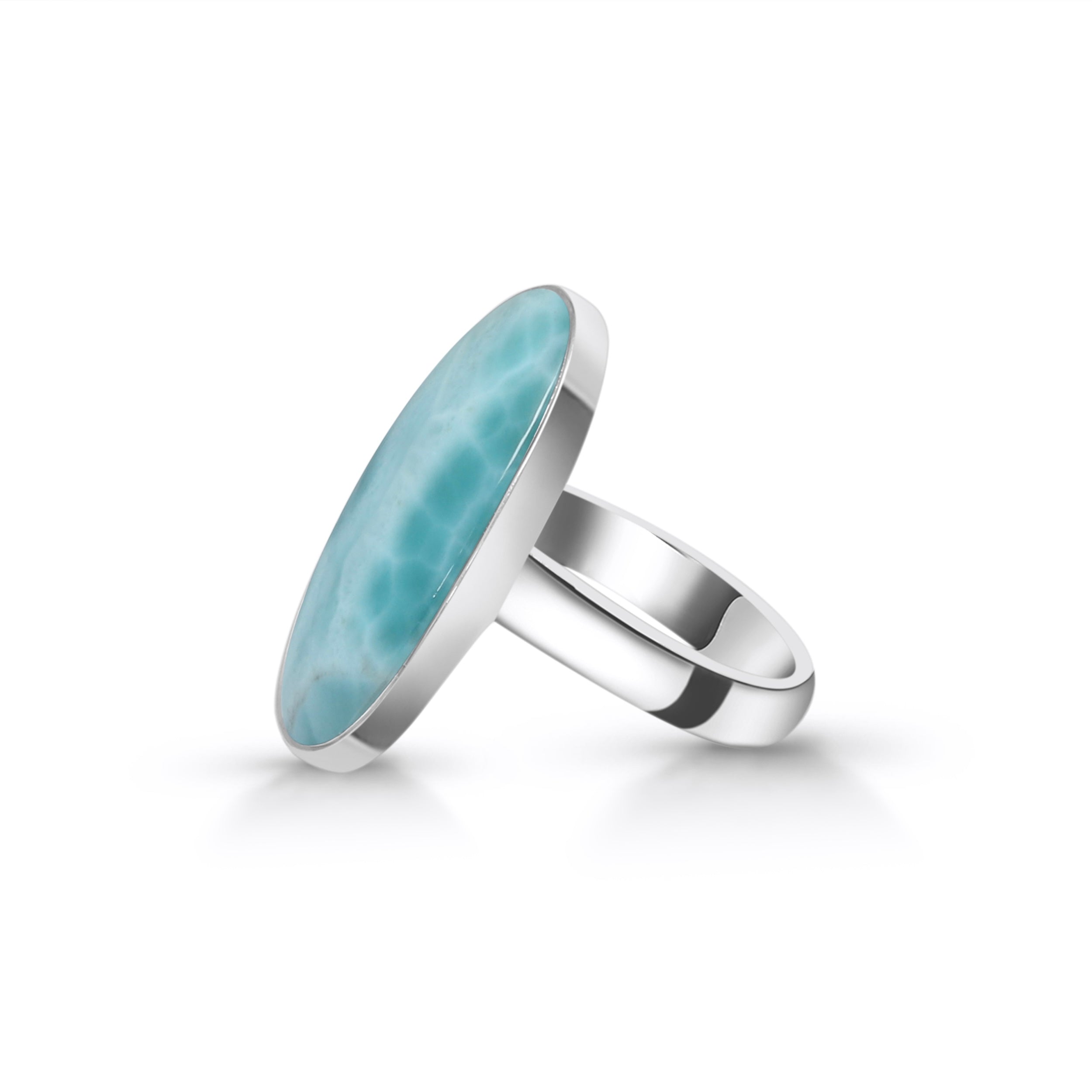 Larimar Adjustable Ring-(LAR-R-64.)