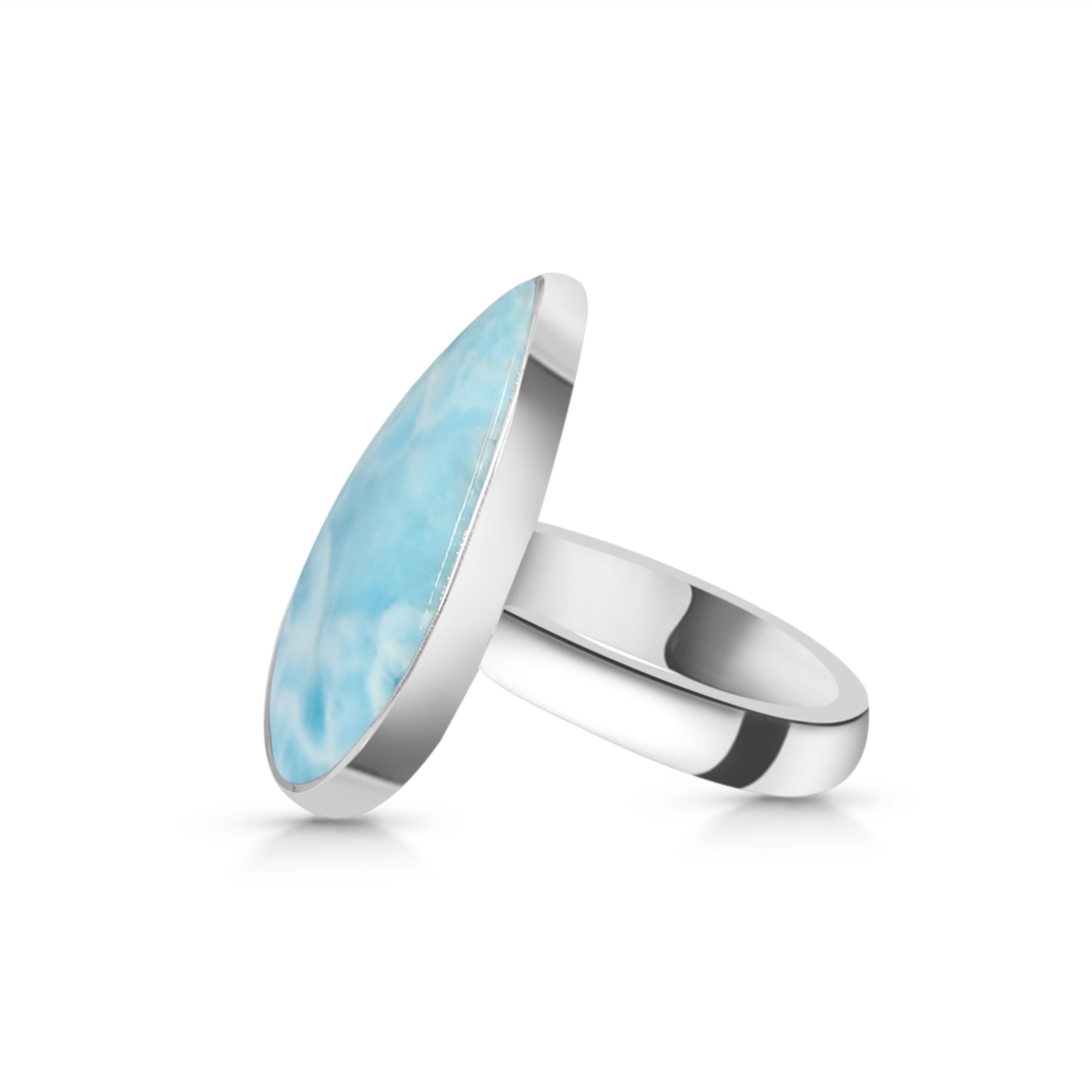 Larimar Adjustable Ring-(LAR-R-65.)