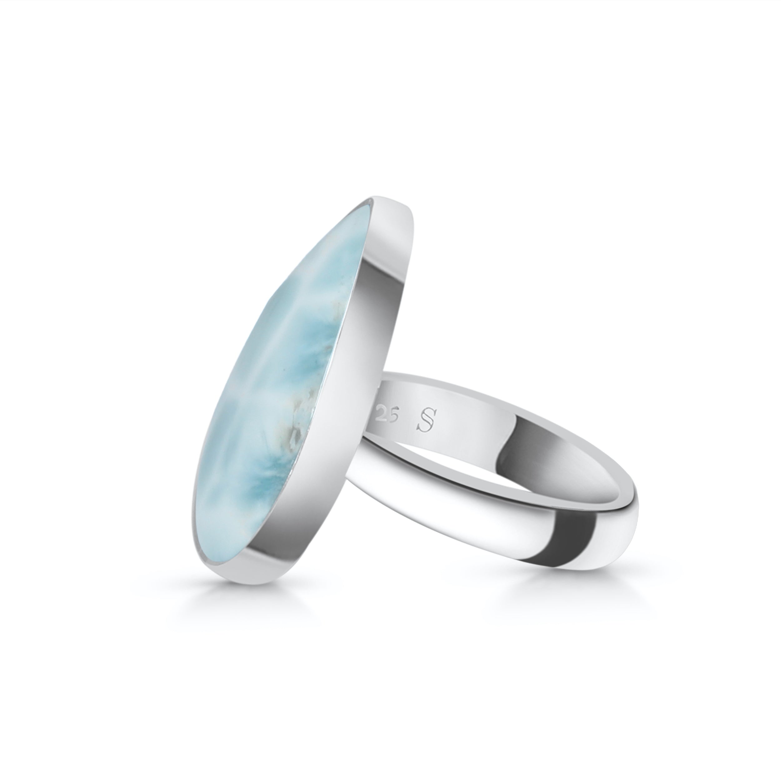Larimar Adjustable Ring-(LAR-R-66.)