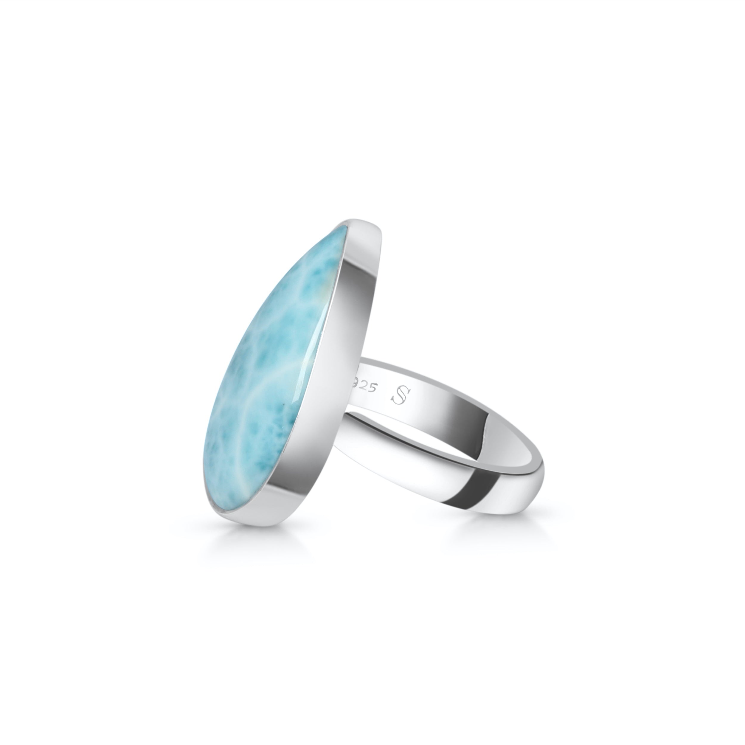 Larimar Adjustable Ring-(LAR-R-67.)