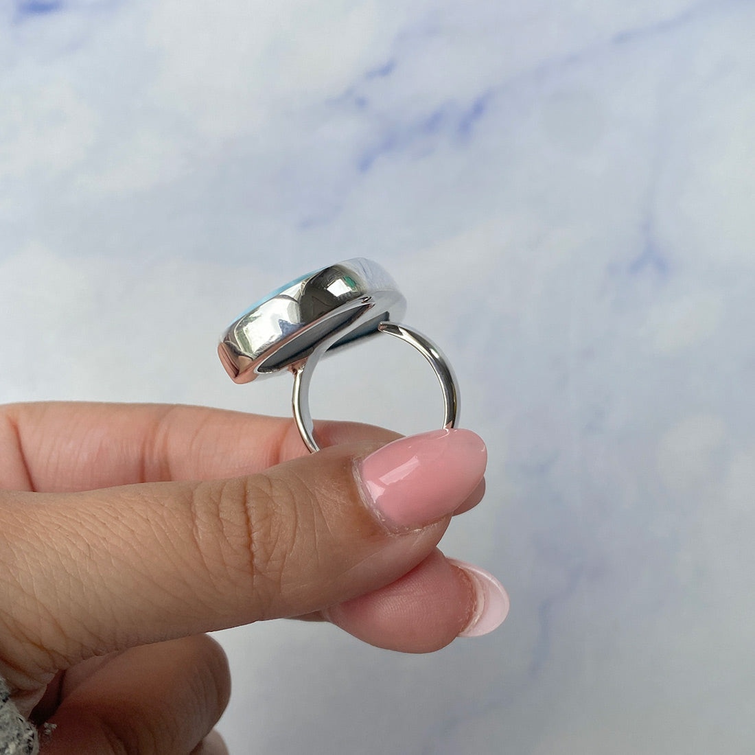 Larimar Adjustable Ring-(LAR-R-679.)