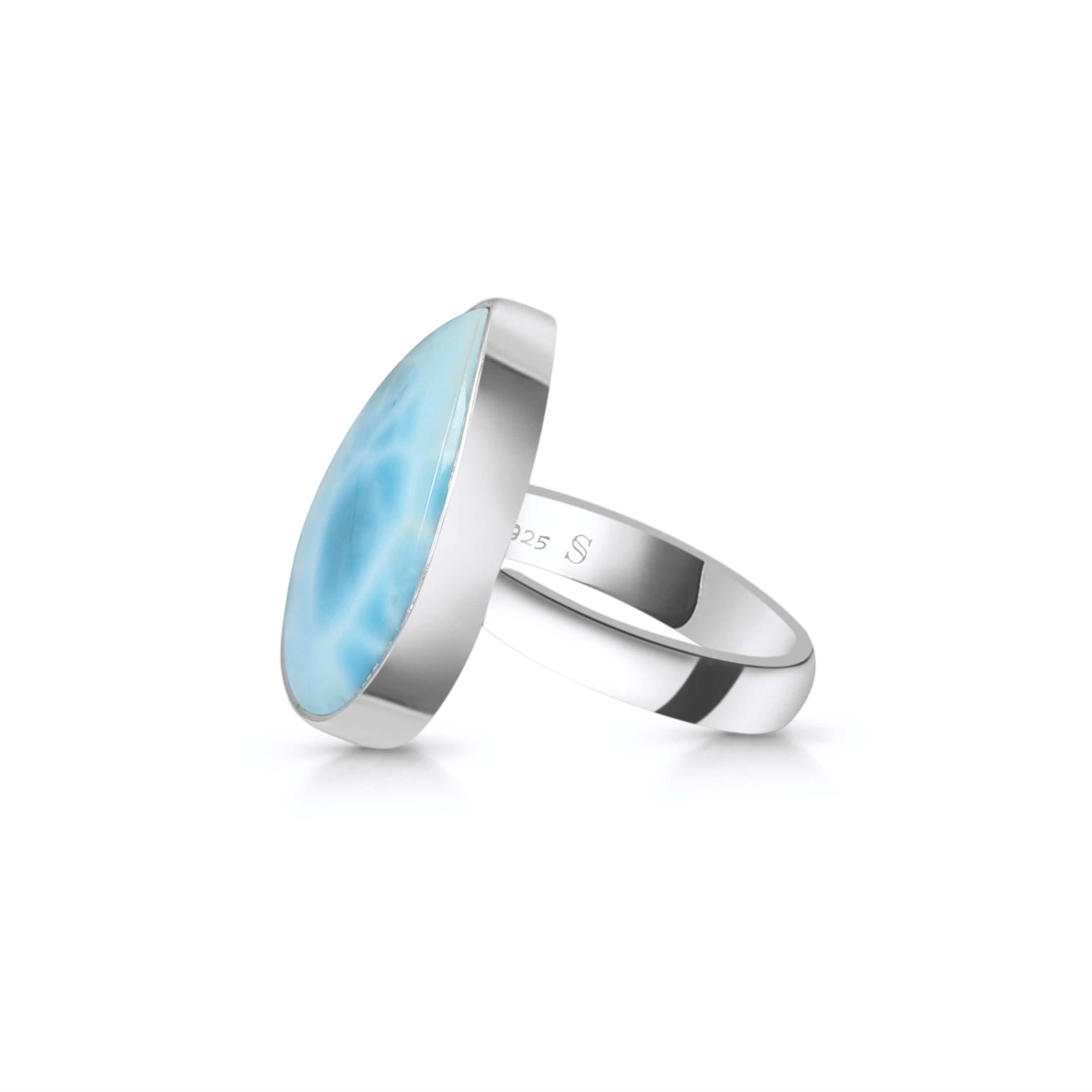 Larimar Adjustable Ring-(LAR-R-68.)
