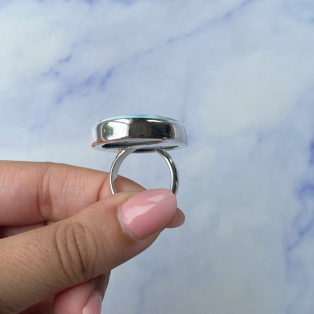 Larimar Adjustable Ring-(LAR-R-687.)