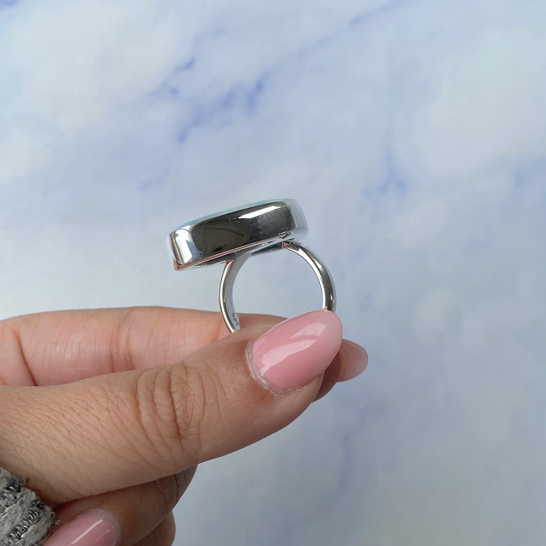 Larimar Adjustable Ring-(LAR-R-732.)